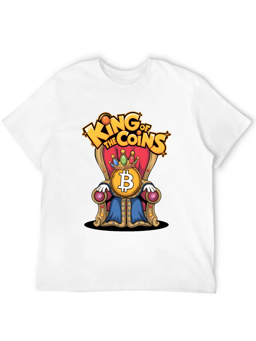 King Of The Coins Relaxed Everyday Tee – Lightweight And Durable Cotton