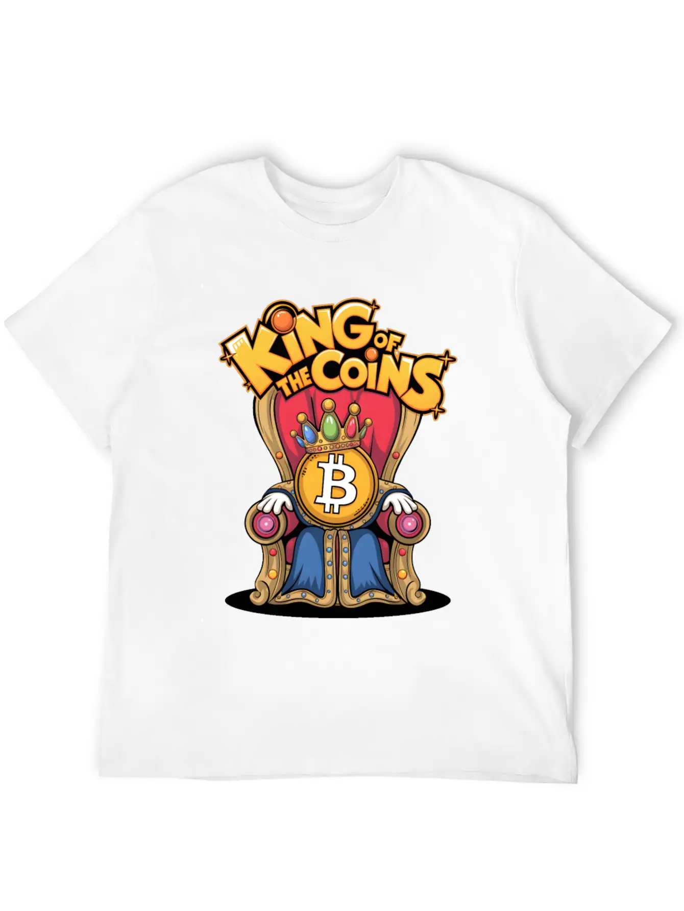 King Of The Coins Relaxed Everyday Tee – Lightweight And Durable Cotton
