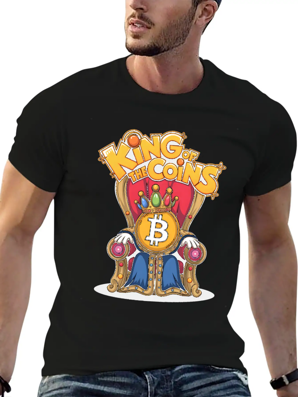 King Of The Coins Relaxed Everyday Tee – Lightweight And Durable Cotton
