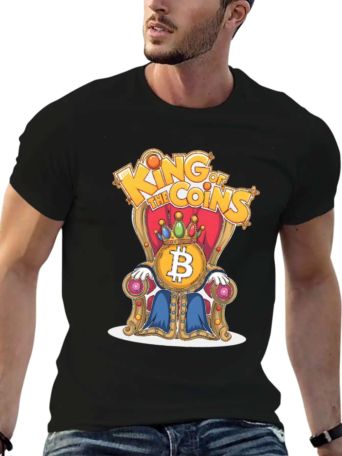 King Of The Coins Relaxed Everyday Tee – Lightweight And Durable Cotton
