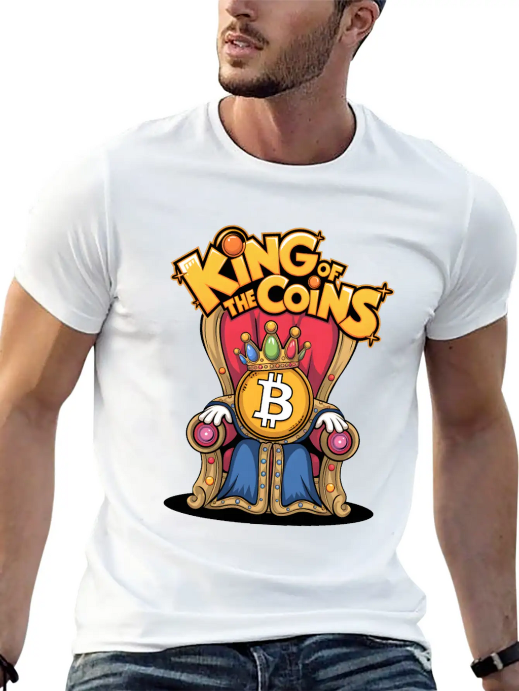 King Of The Coins Relaxed Everyday Tee – Lightweight And Durable Cotton