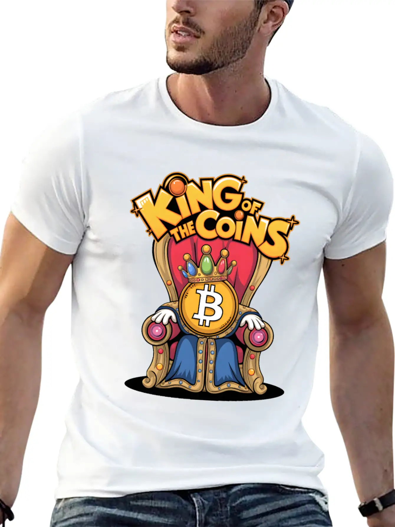 King Of The Coins Relaxed Everyday Tee – Lightweight And Durable Cotton