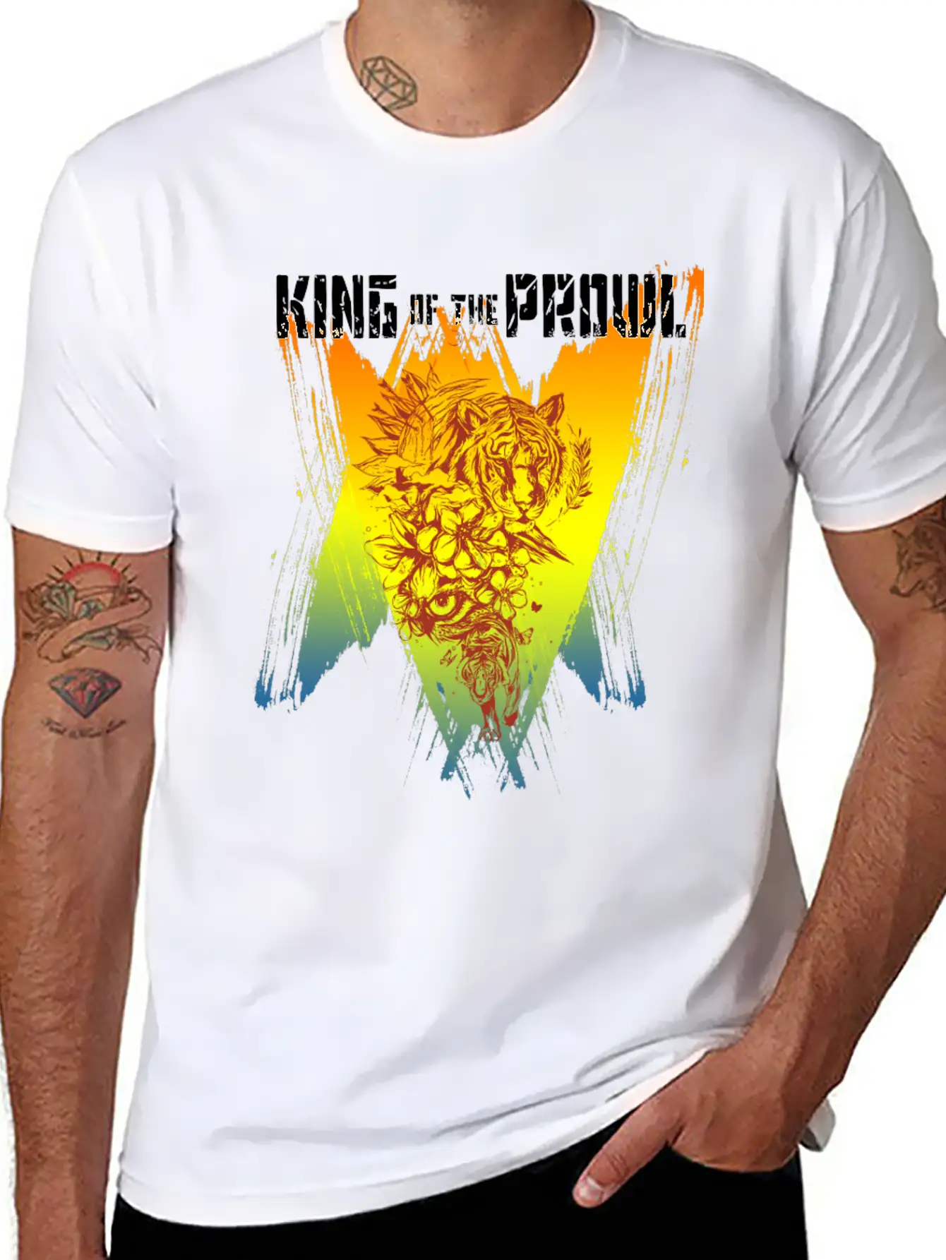 King Of The Tigers Timeless Short Sleeve Tee – Comfy And Minimalist Design