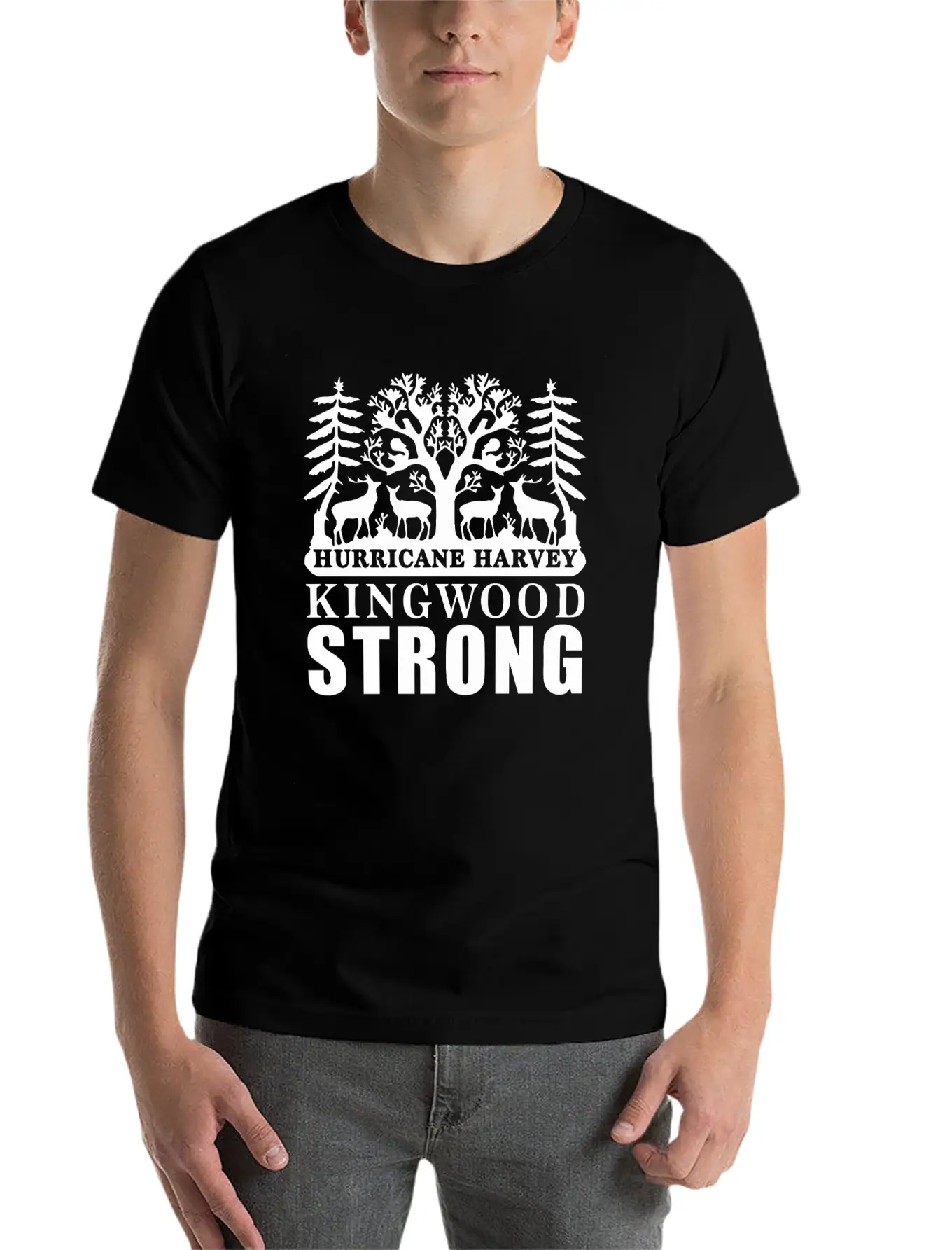 Kingwood Strong Hurricane Harvey Unisex Casual T-Shirt – Clean Design For Daily Comfort