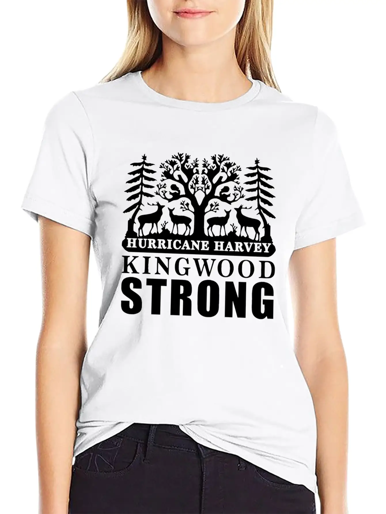 Kingwood Strong Hurricane Harvey Unisex Casual T-Shirt – Clean Design For Daily Comfort
