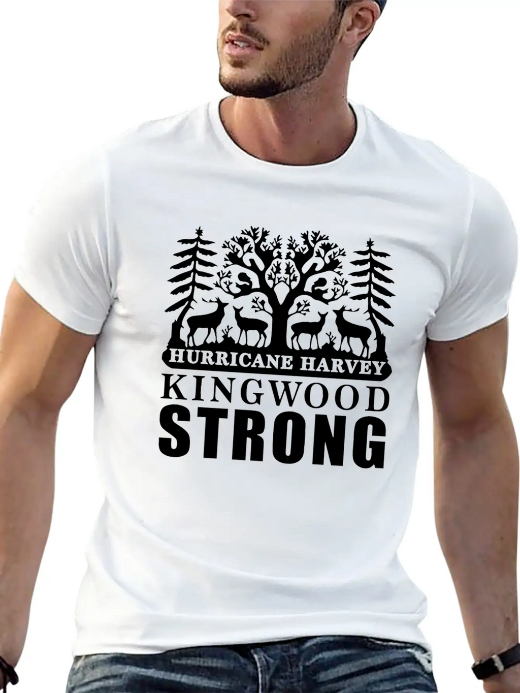 Kingwood Strong Hurricane Harvey Unisex Casual T-Shirt – Clean Design For Daily Comfort