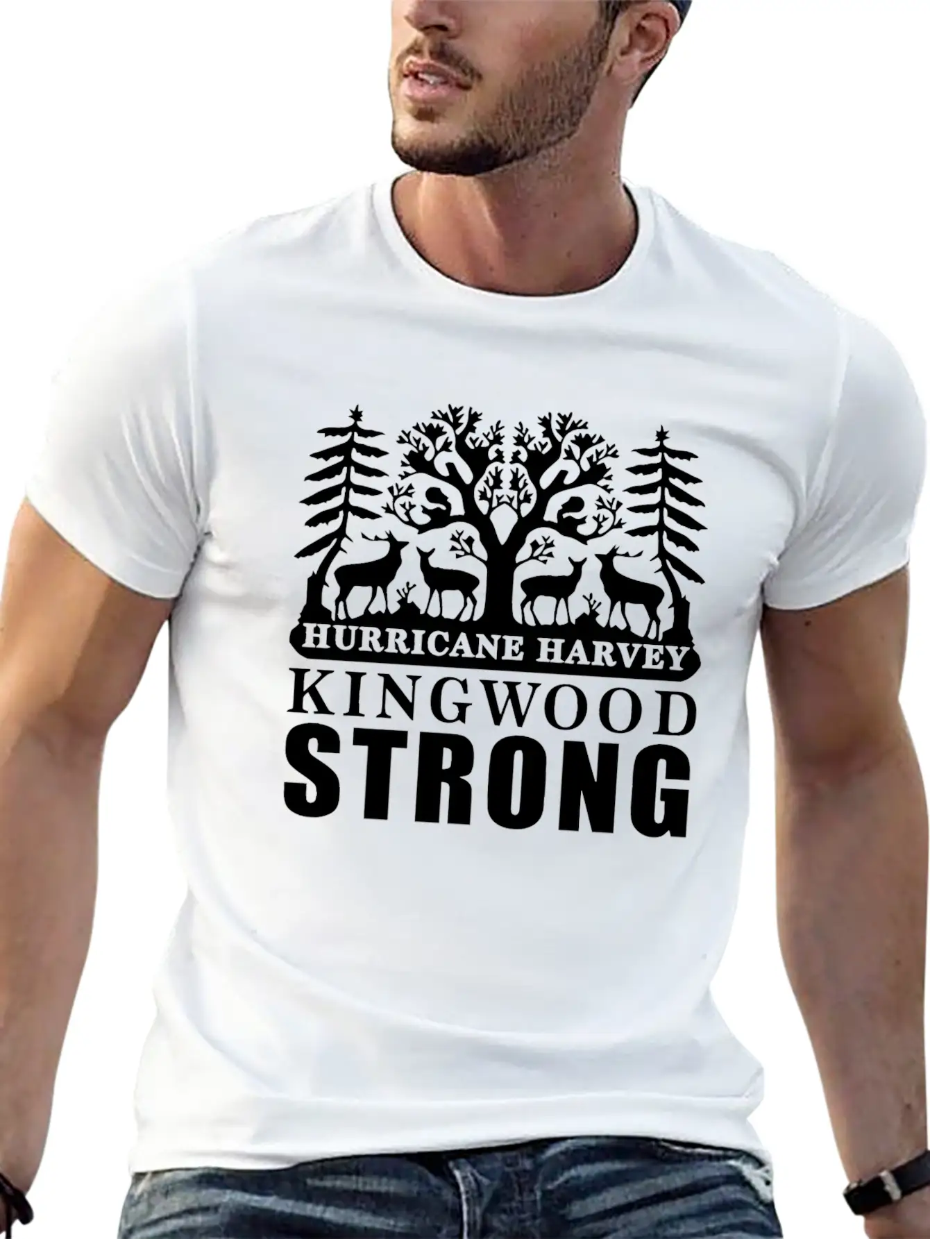 Kingwood Strong Hurricane Harvey Unisex Casual T-Shirt – Clean Design For Daily Comfort