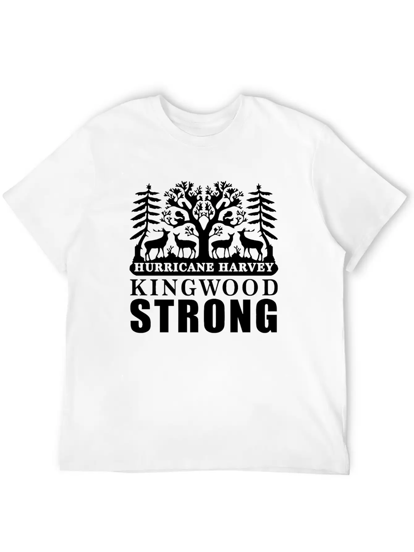 Kingwood Strong Hurricane Harvey Unisex Casual T-Shirt – Clean Design For Daily Comfort