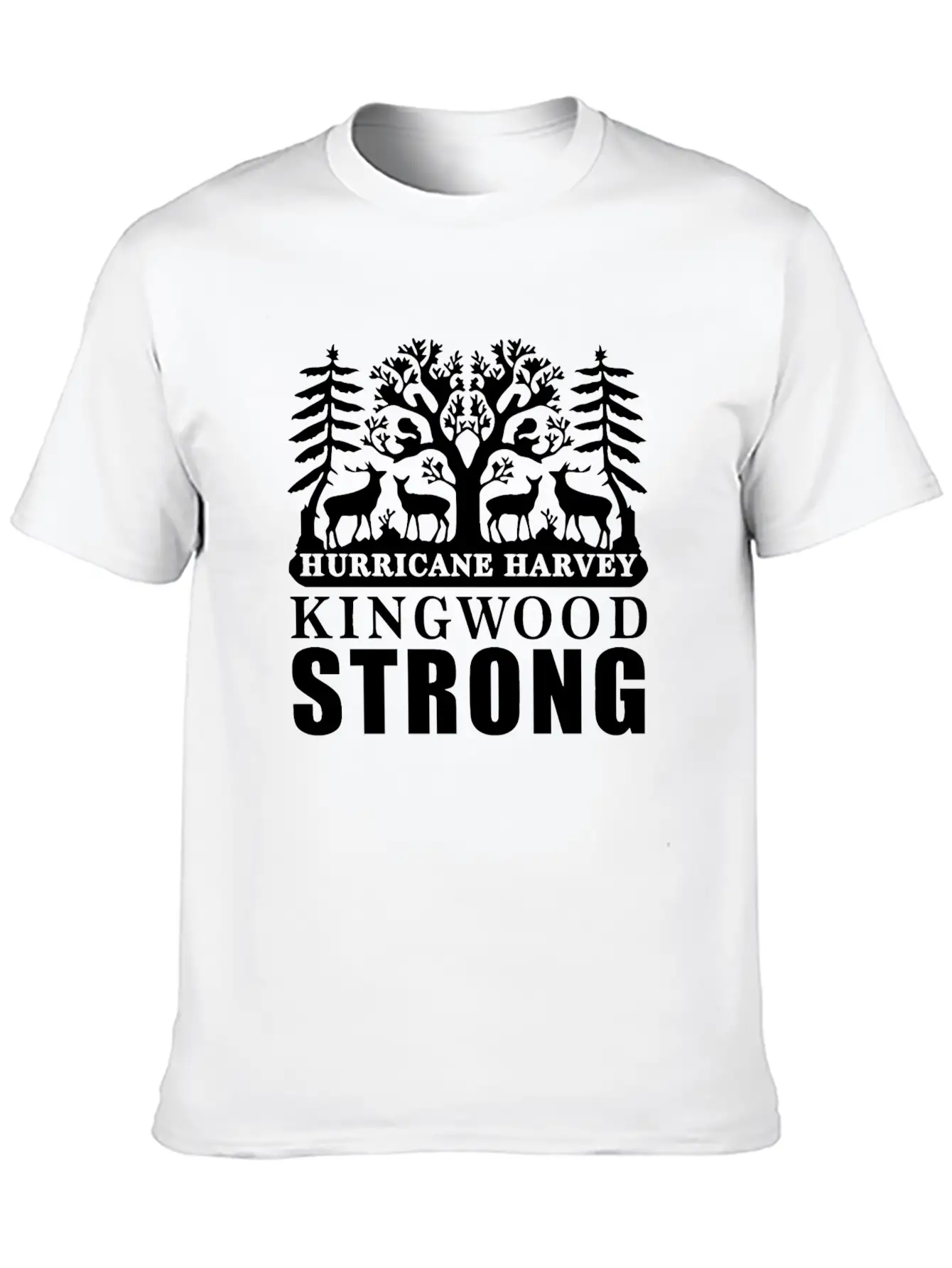Kingwood Strong Hurricane Harvey Unisex Casual T-Shirt – Clean Design For Daily Comfort