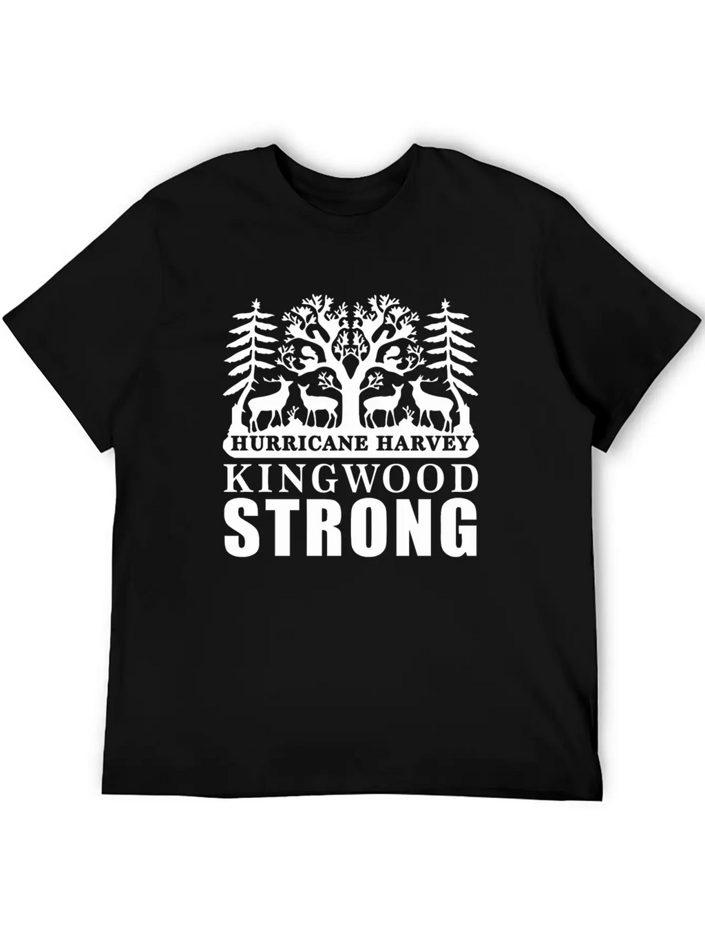 Kingwood Strong Hurricane Harvey Unisex Casual T-Shirt – Clean Design For Daily Comfort