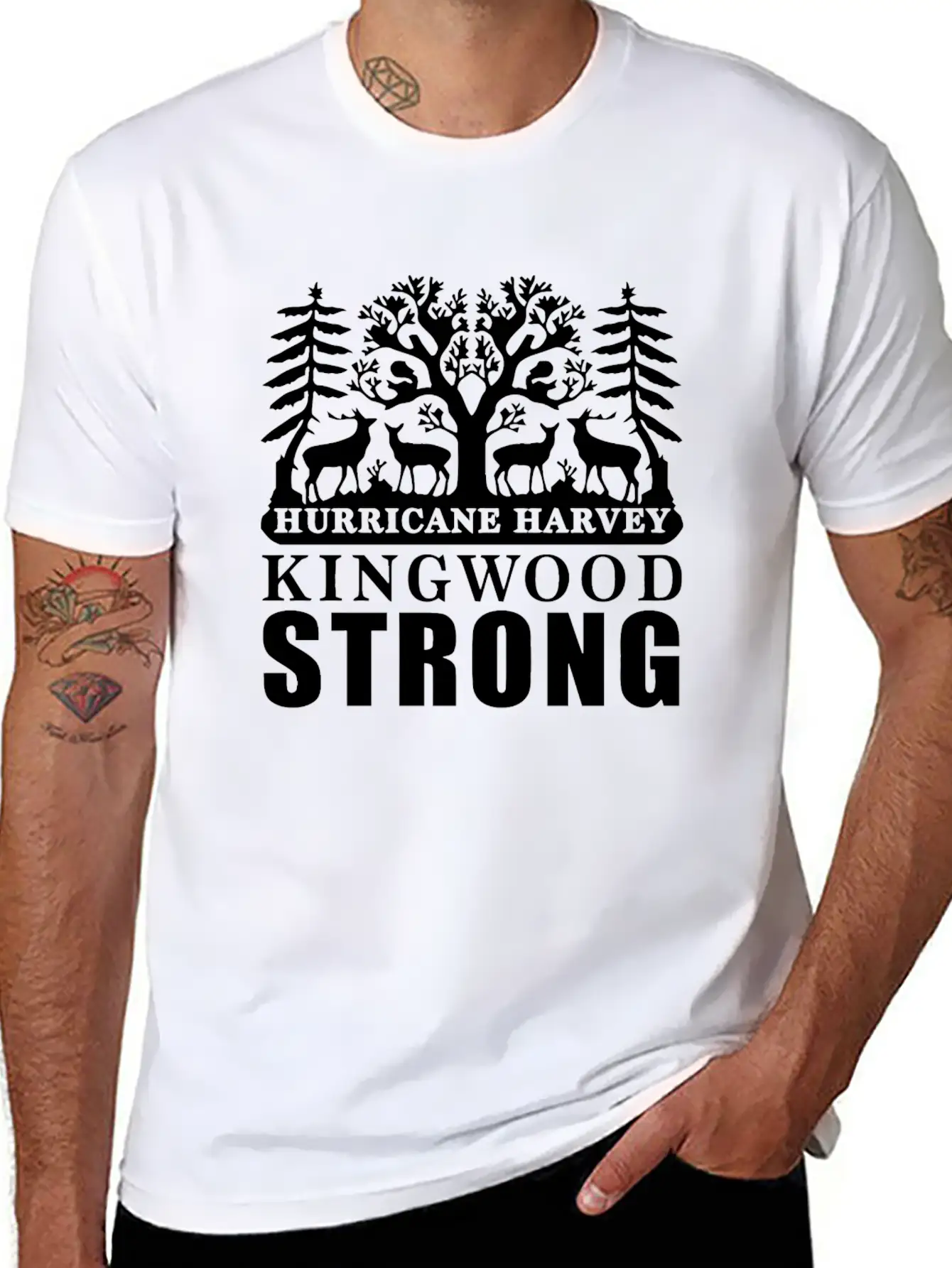 Kingwood Strong Hurricane Harvey Unisex Casual T-Shirt – Clean Design For Daily Comfort