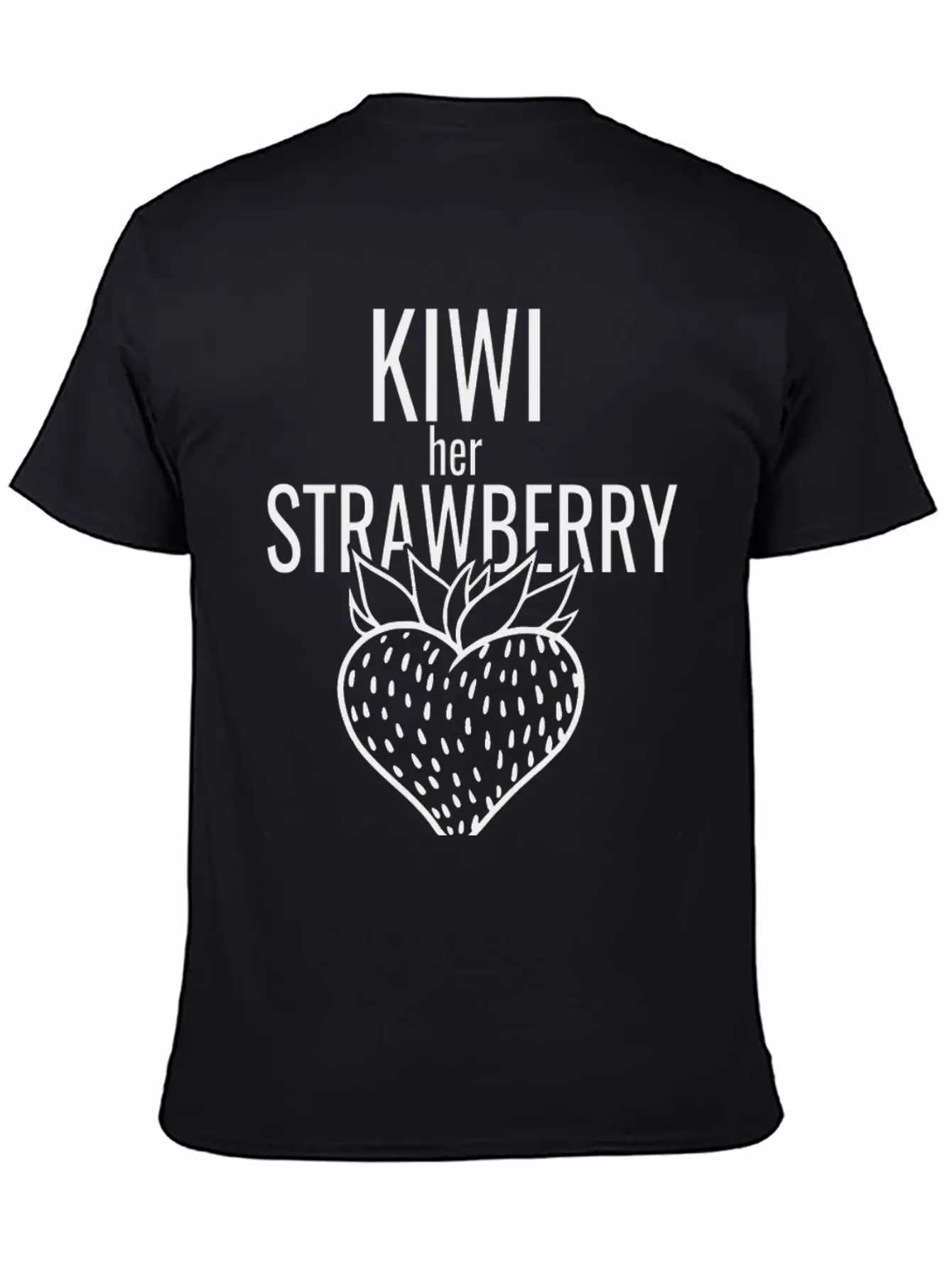Kiwi Her Strawberry Timeless Short Sleeve Tee – Comfy And Minimalist Design