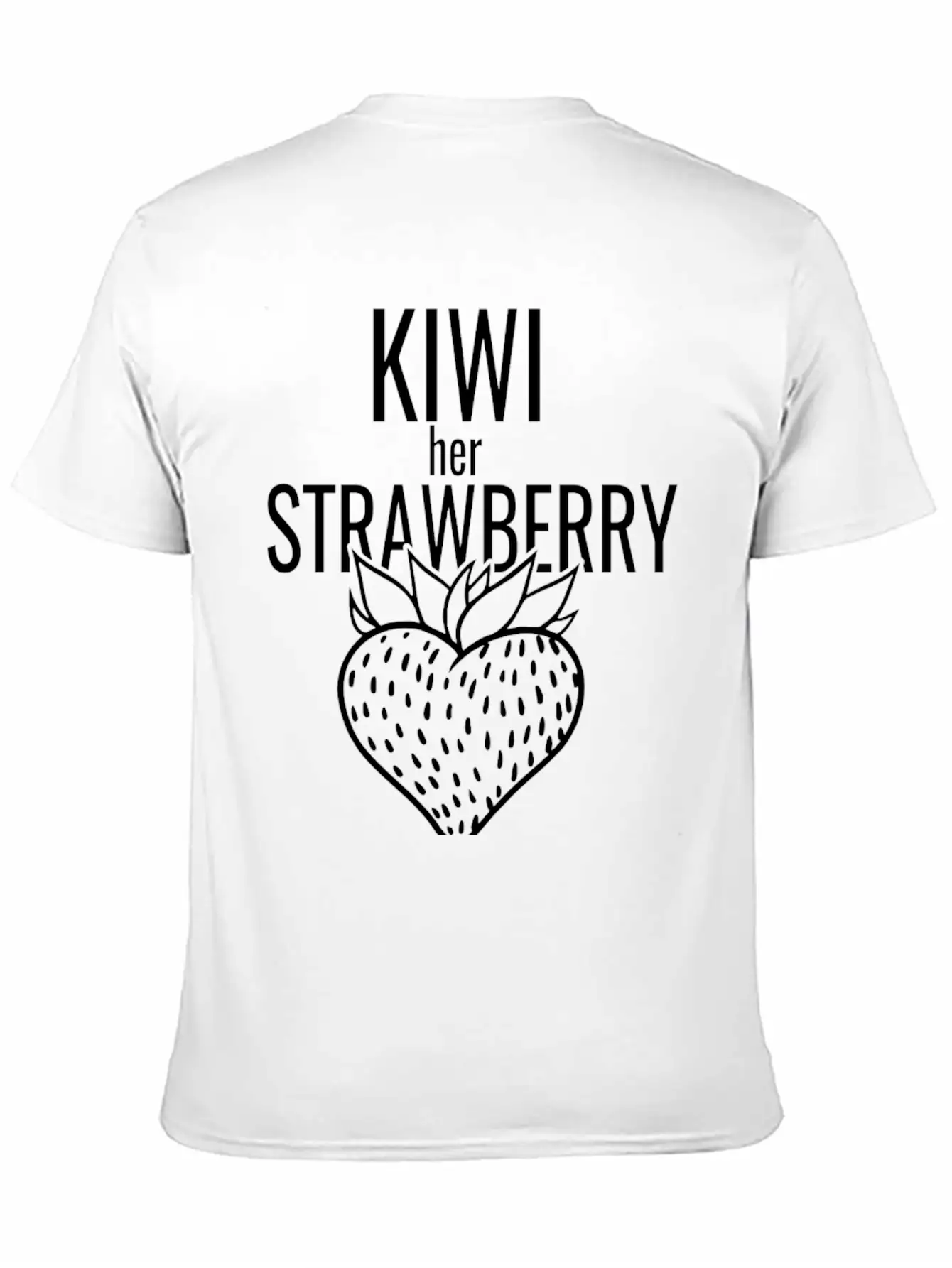 Kiwi Her Strawberry Timeless Short Sleeve Tee – Comfy And Minimalist Design