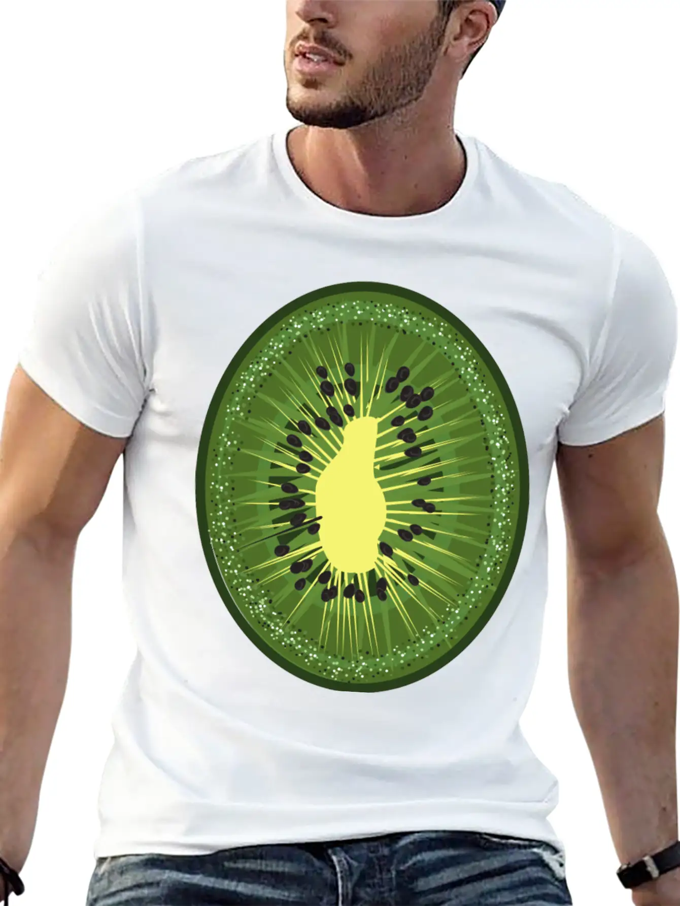 Kiwi Lazy Halloween Costume Breathable Graphic T-Shirt – Perfect For Casual Days