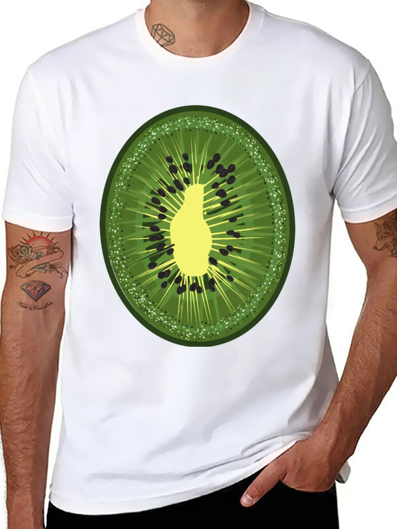 Kiwi Lazy Halloween Costume Breathable Graphic T-Shirt – Perfect For Casual Days