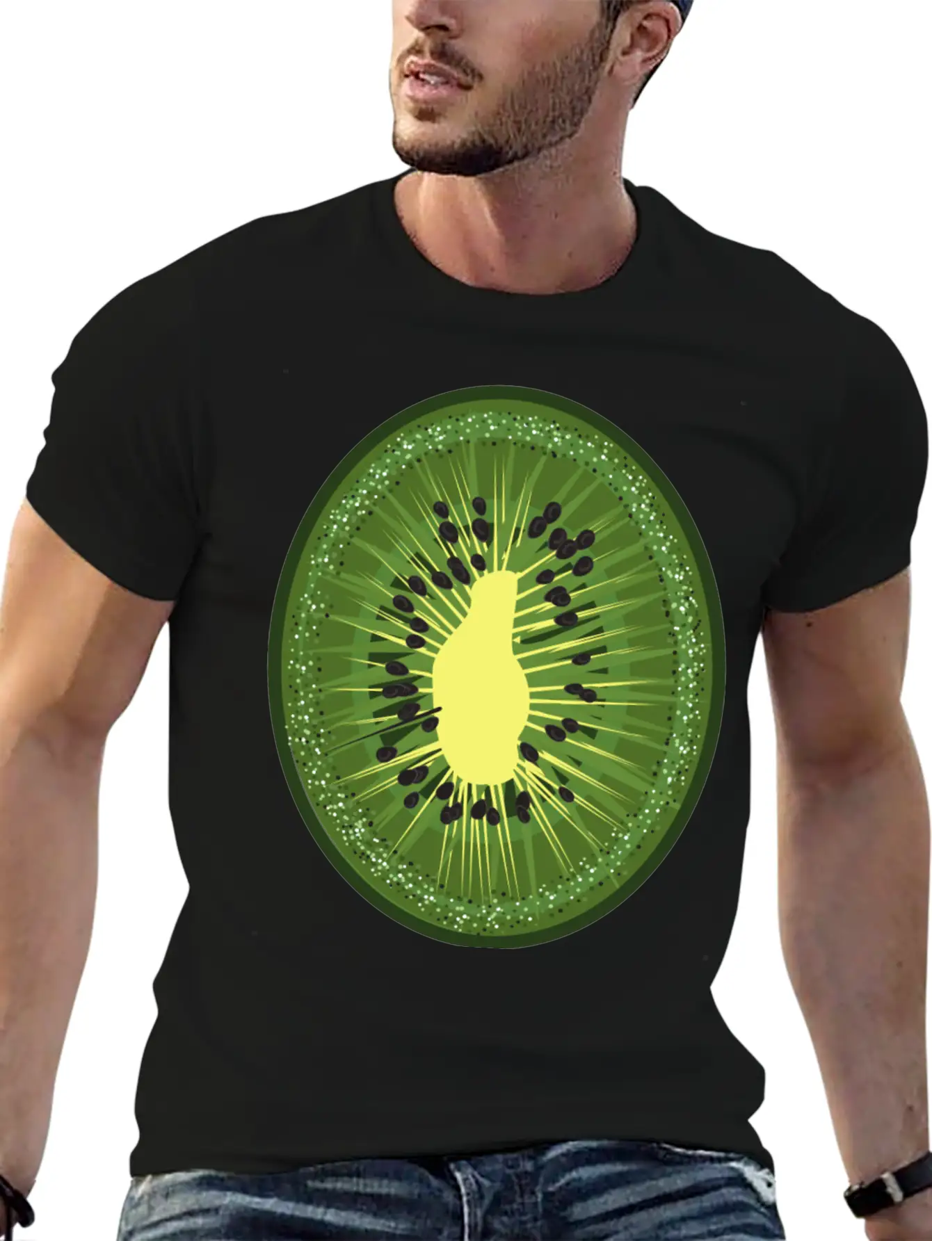 Kiwi Lazy Halloween Costume Breathable Graphic T-Shirt – Perfect For Casual Days