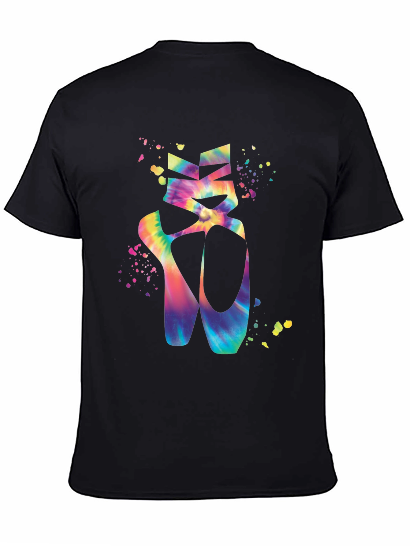 Tie-Dye Ballet Shoes Graphic T-Shirt