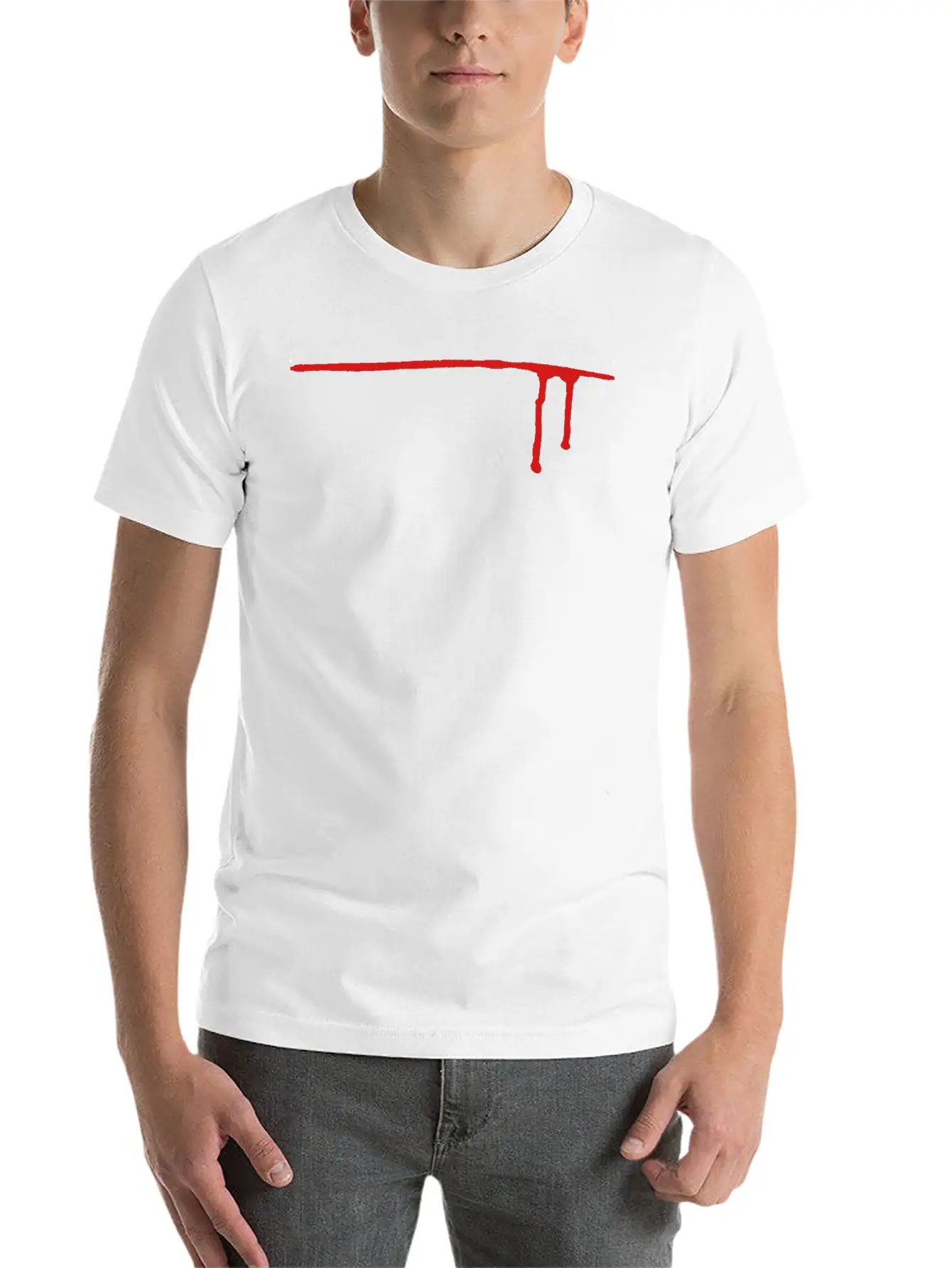 Knife Cut Essential Cotton Tee For Daily Outfits – Unisex Style