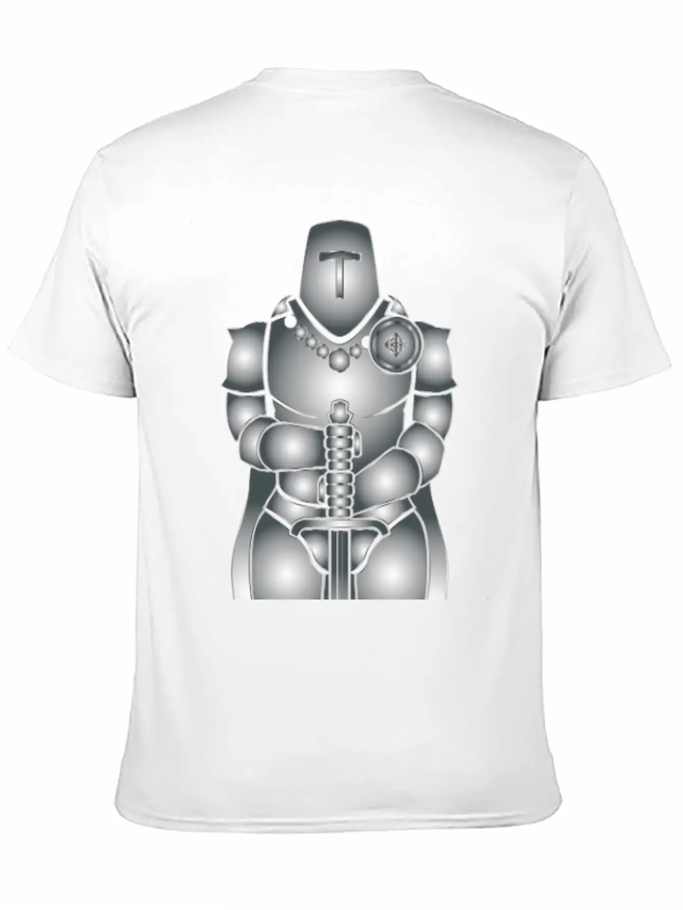 Knight Ritter Sword Schwert Armor176 Stylish Everyday T-Shirt – Unisex Basic Cotton Tee
