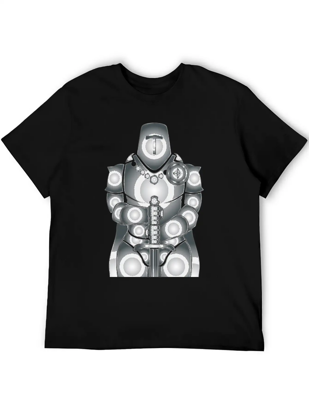 Knight Ritter Sword Schwert Armor176 Stylish Everyday T-Shirt – Unisex Basic Cotton Tee