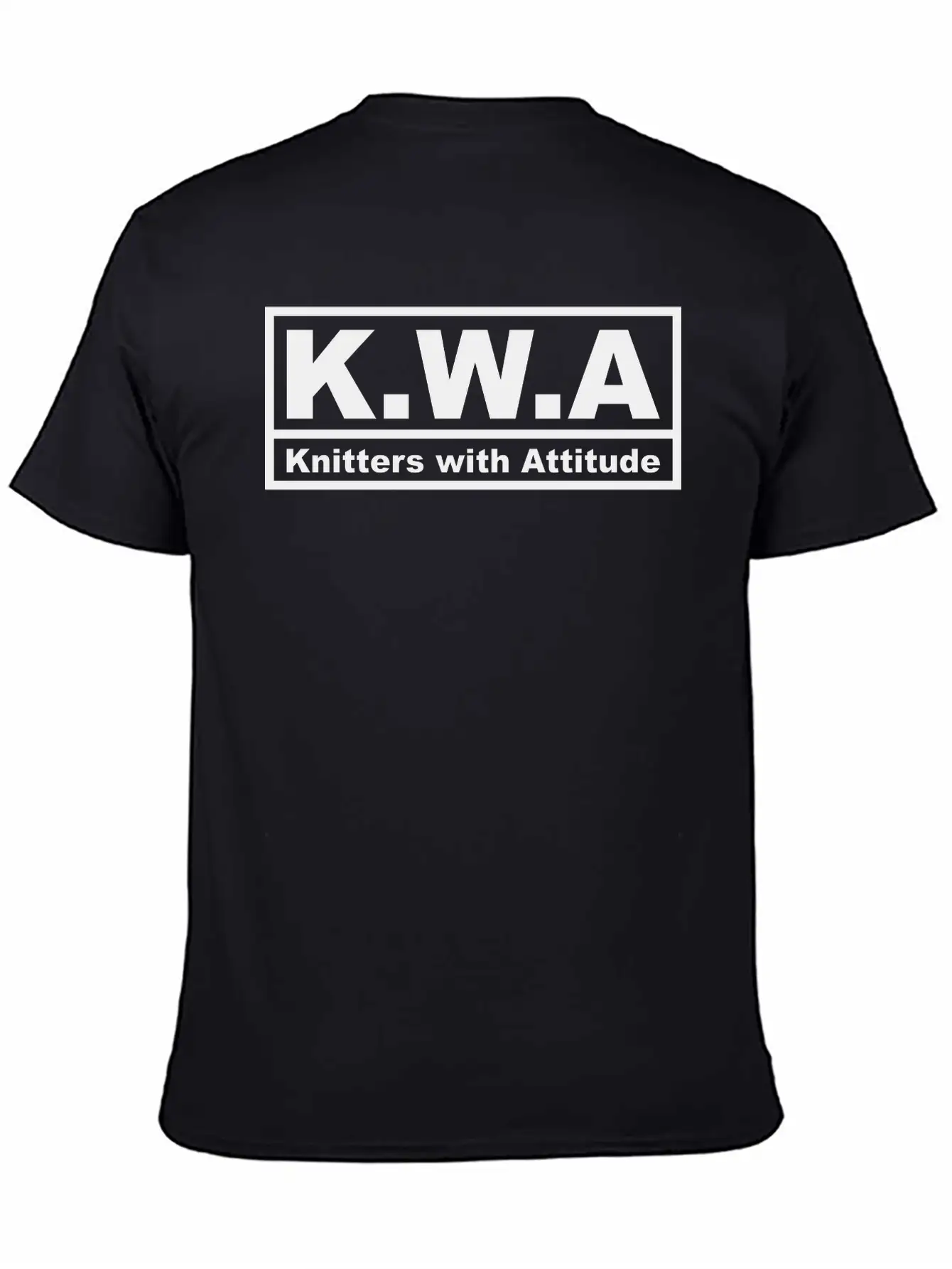 Knitters With Attitude (1 Color) Breathable Soft Cotton T-Shirt – Timeless Casual Look