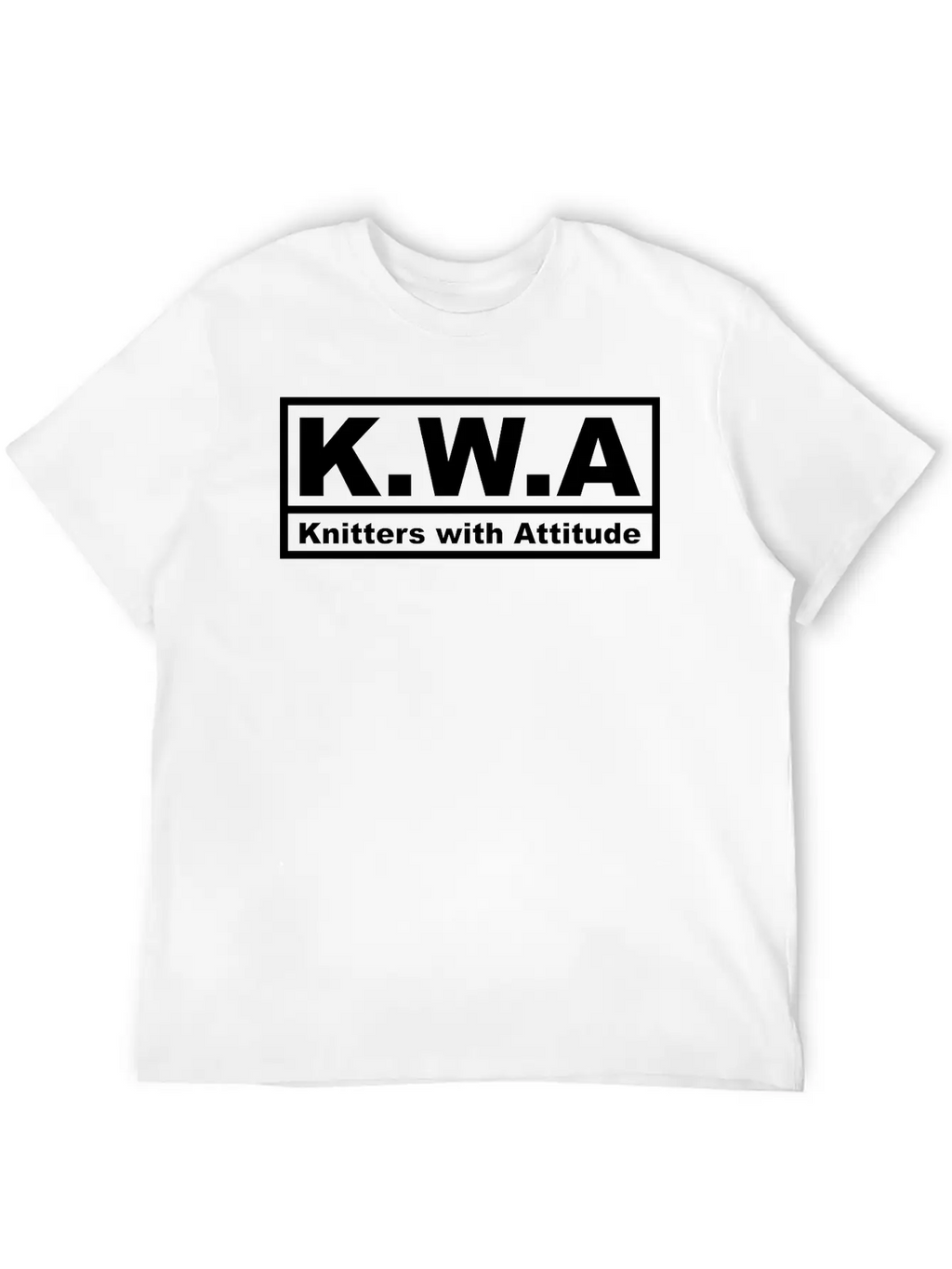 Knitters With Attitude (1 Color) Breathable Soft Cotton T-Shirt – Timeless Casual Look