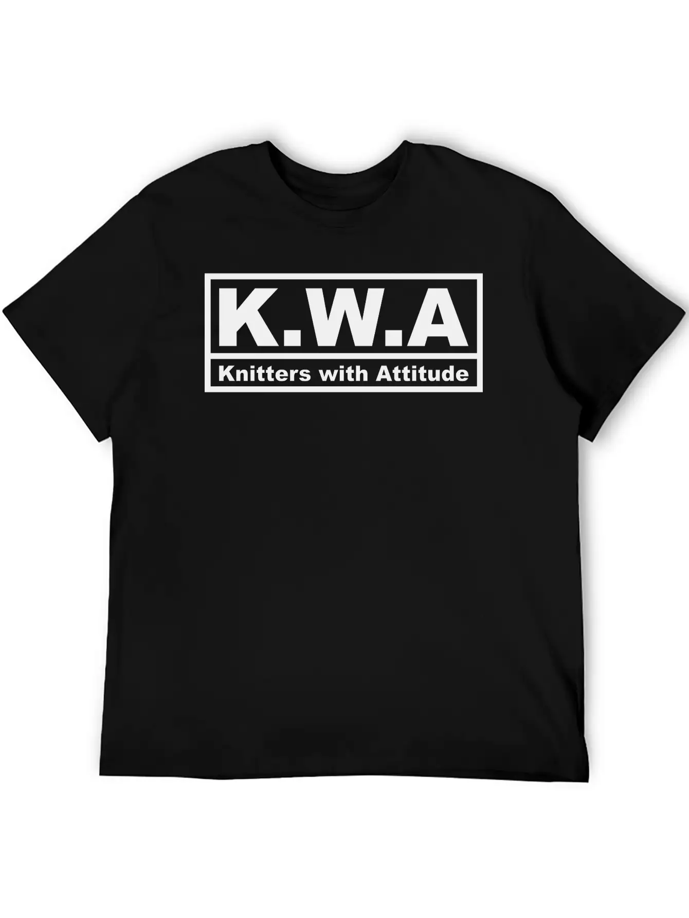 Knitters With Attitude (1 Color) Breathable Soft Cotton T-Shirt – Timeless Casual Look