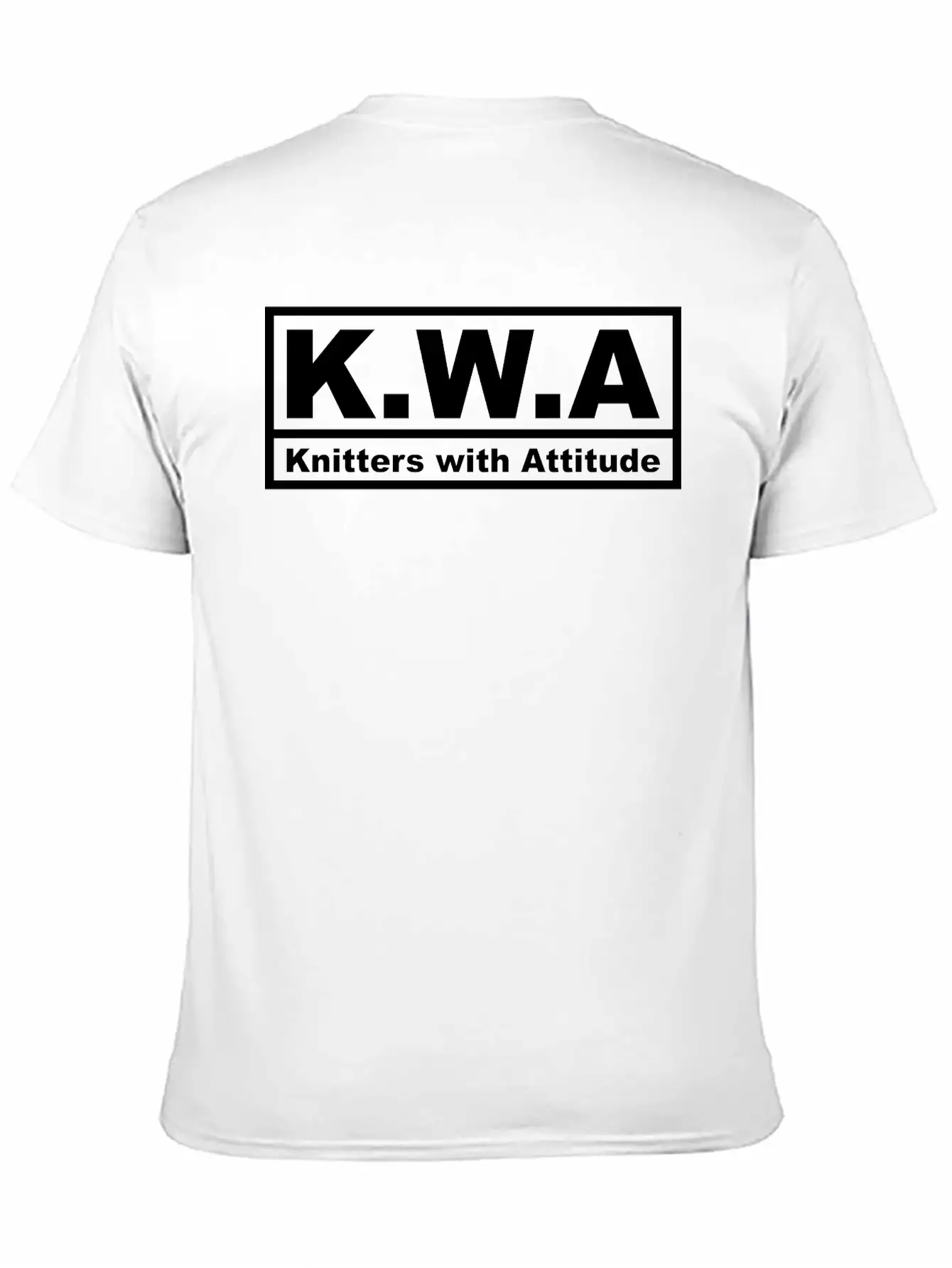 Knitters With Attitude (1 Color) Breathable Soft Cotton T-Shirt – Timeless Casual Look