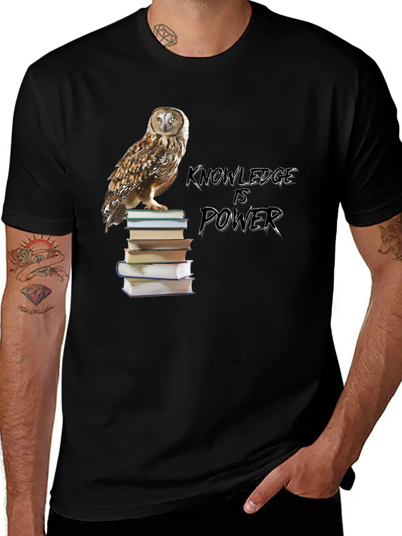 Knowledge Is Power Essential Cotton Tee For Daily Outfits – Unisex Style