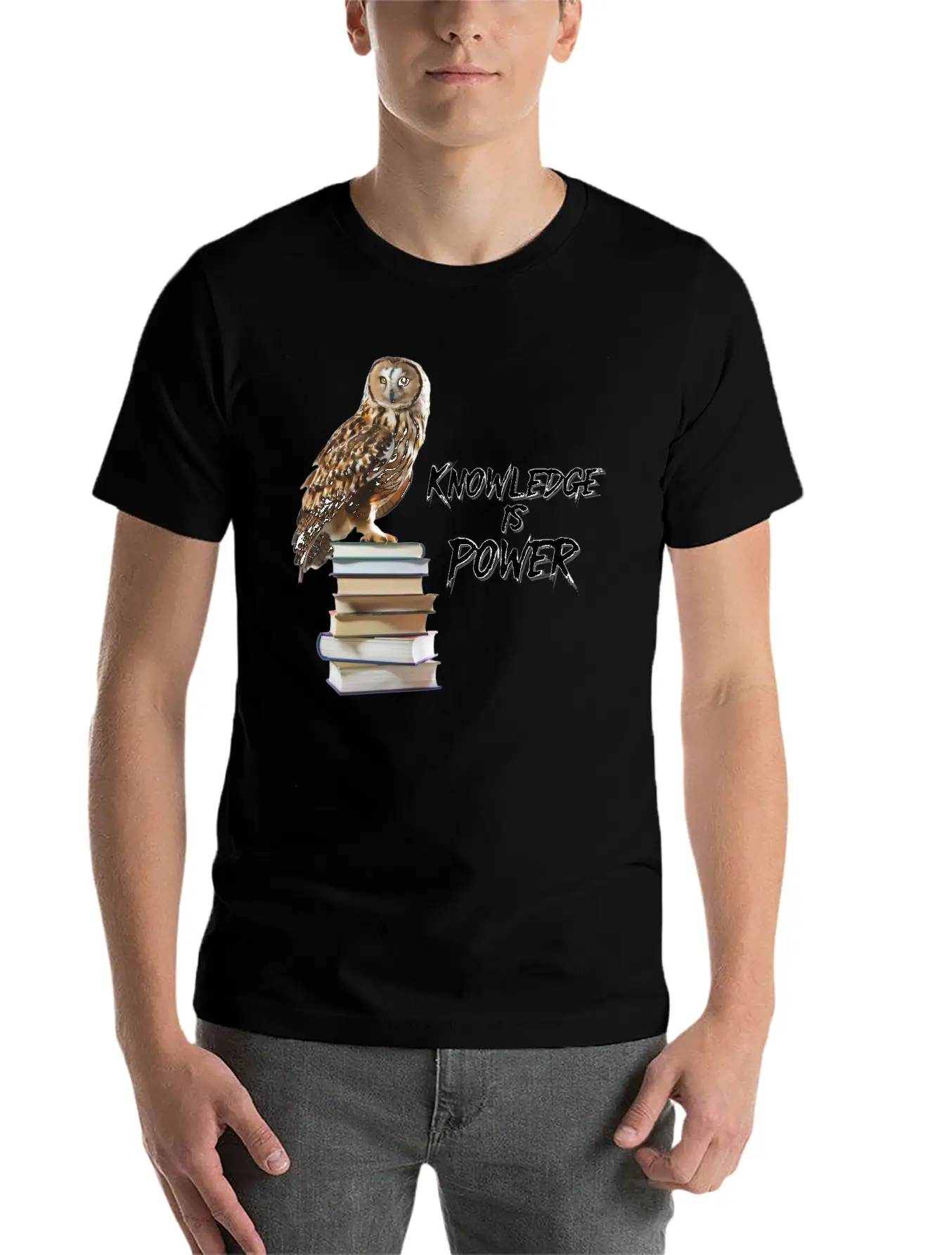 Knowledge Is Power Essential Cotton Tee For Daily Outfits – Unisex Style