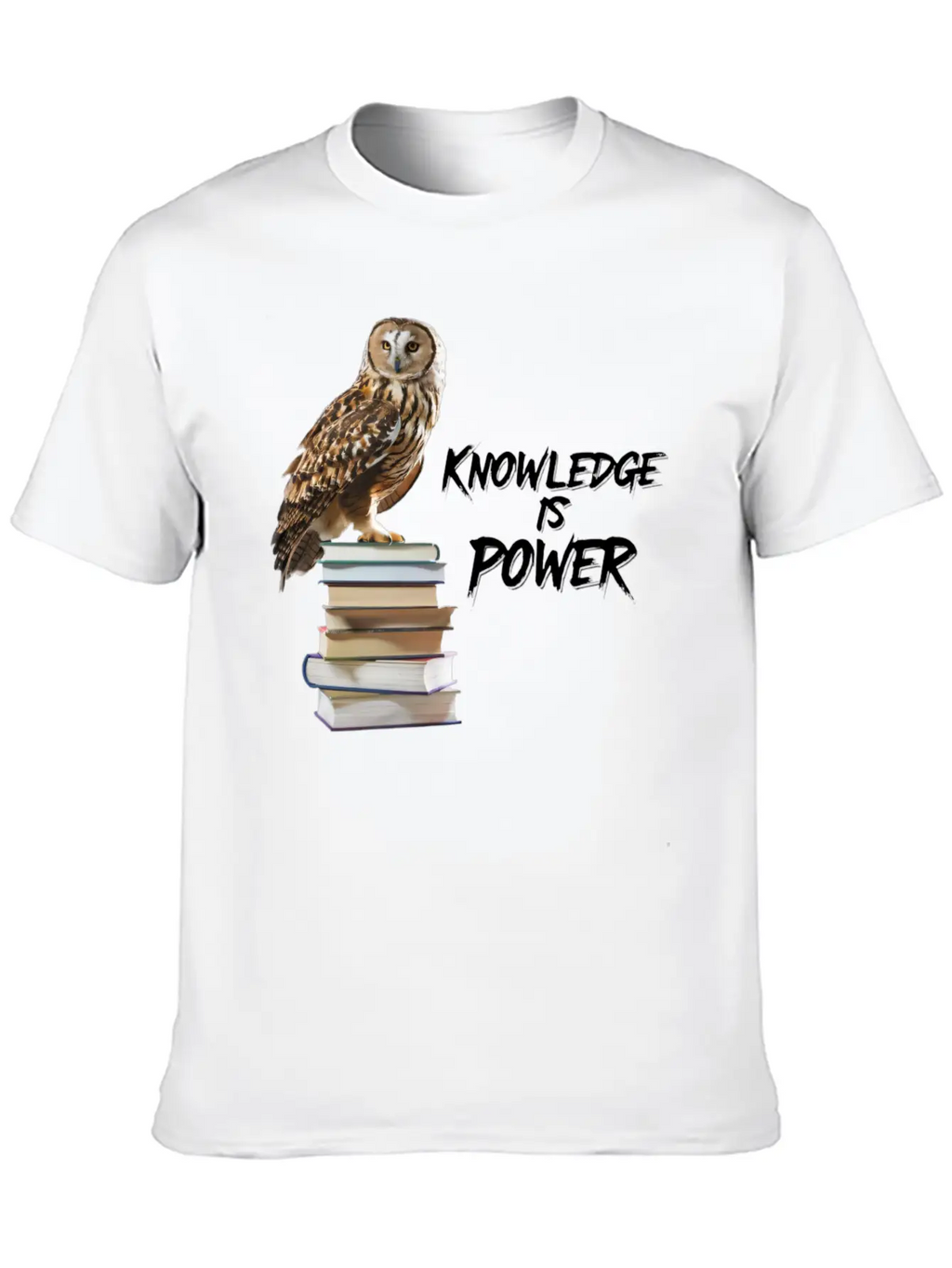 Knowledge Is Power Essential Cotton Tee For Daily Outfits – Unisex Style