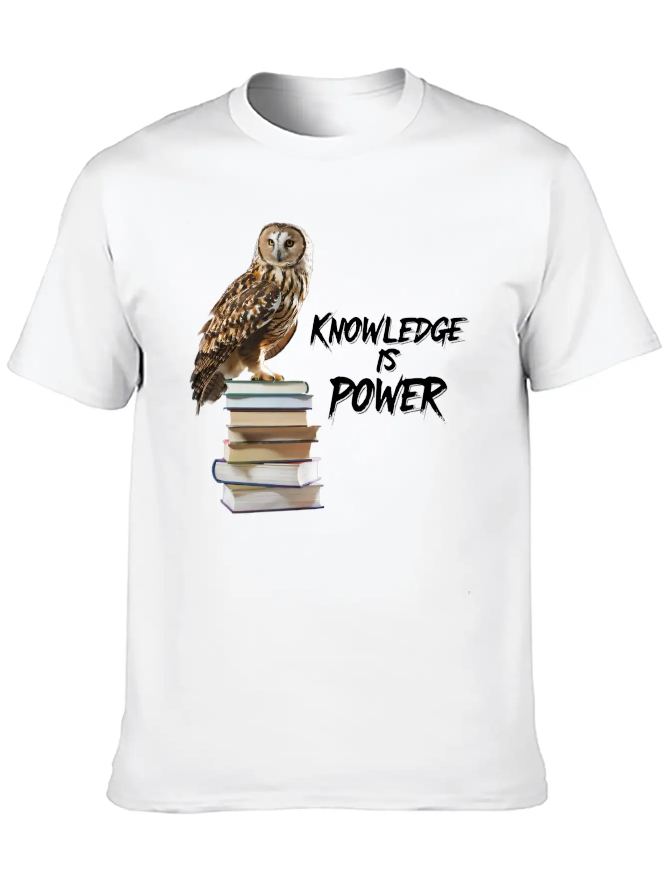 Knowledge Is Power Essential Cotton Tee For Daily Outfits – Unisex Style