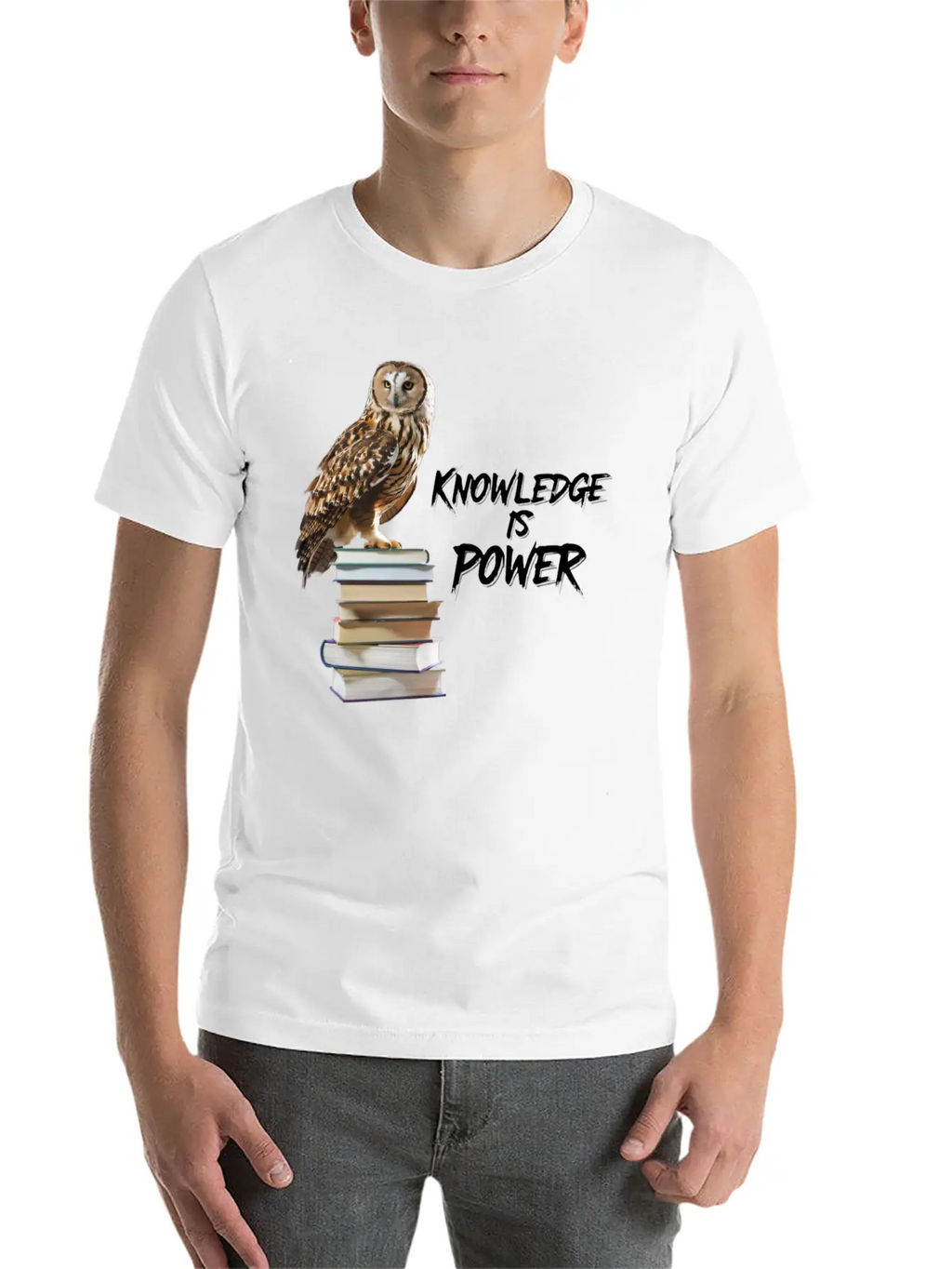 Knowledge Is Power Essential Cotton Tee For Daily Outfits – Unisex Style