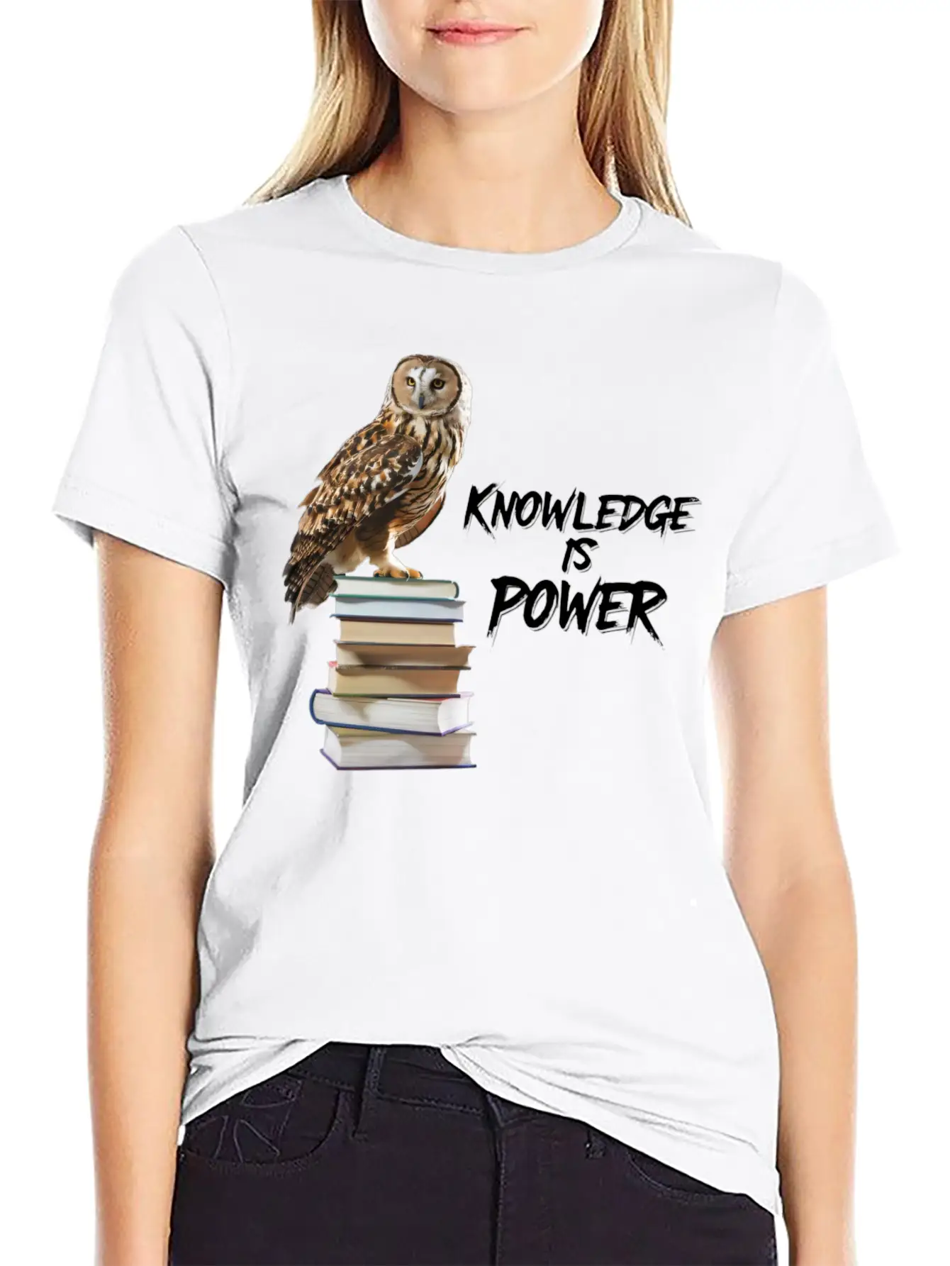 Knowledge Is Power Essential Cotton Tee For Daily Outfits – Unisex Style
