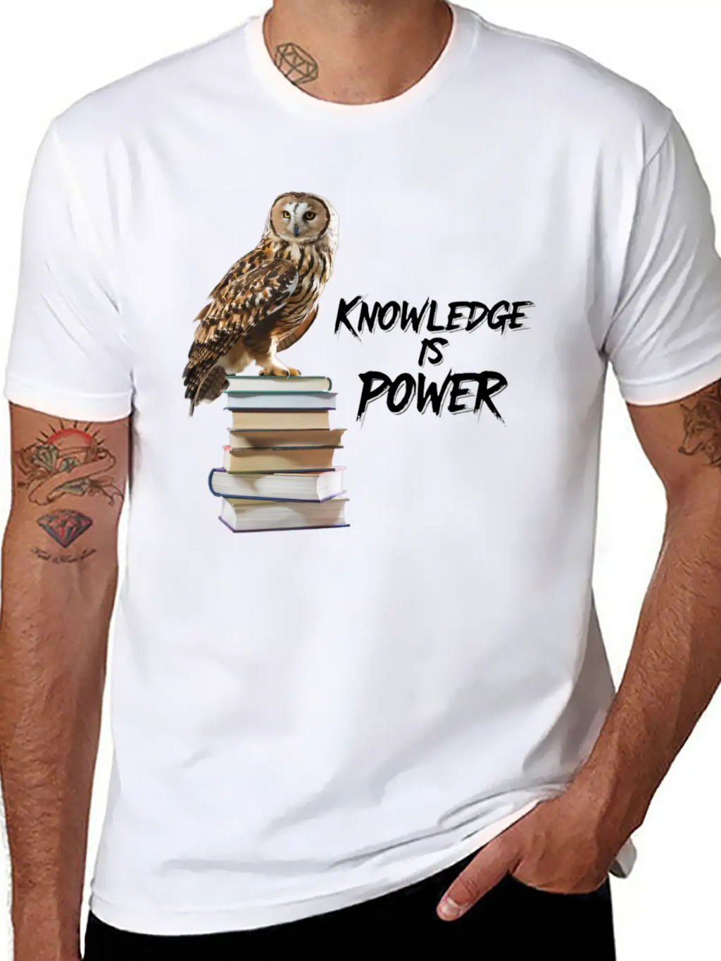 Knowledge Is Power Essential Cotton Tee For Daily Outfits – Unisex Style