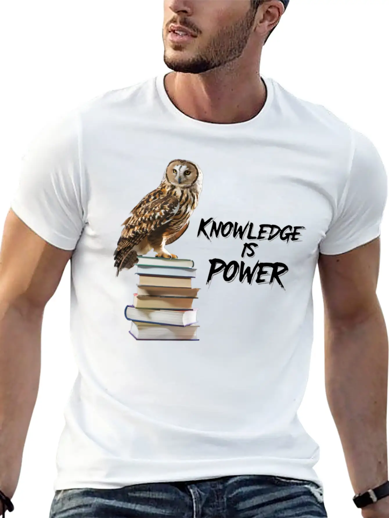 Knowledge Is Power Essential Cotton Tee For Daily Outfits – Unisex Style