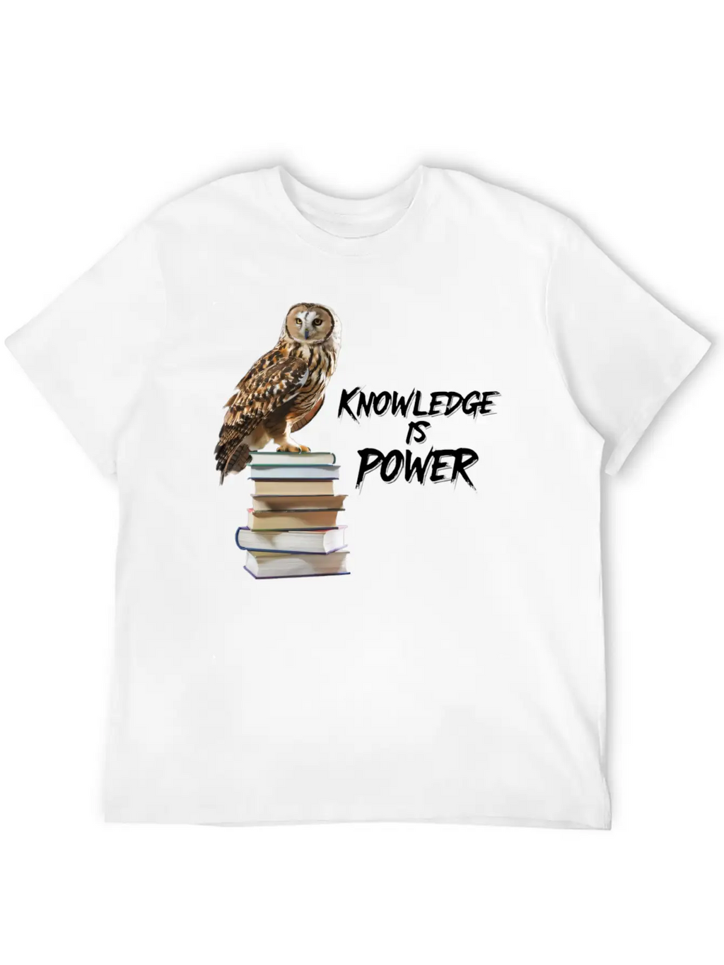 Knowledge Is Power Essential Cotton Tee For Daily Outfits – Unisex Style