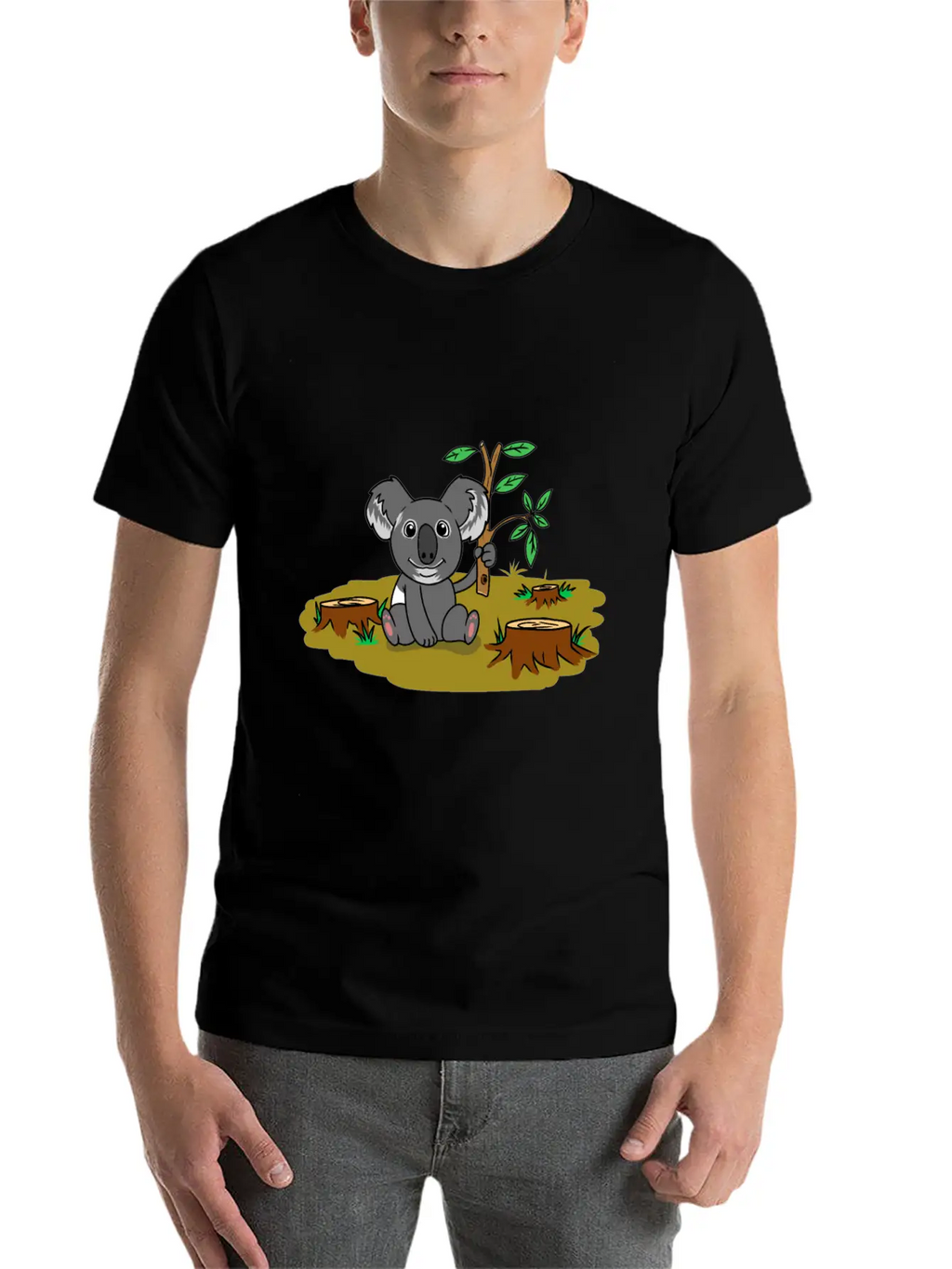Koala Baer Australia Wildnis Climate Global Relaxed Everyday Tee – Lightweight And Durable Cotton
