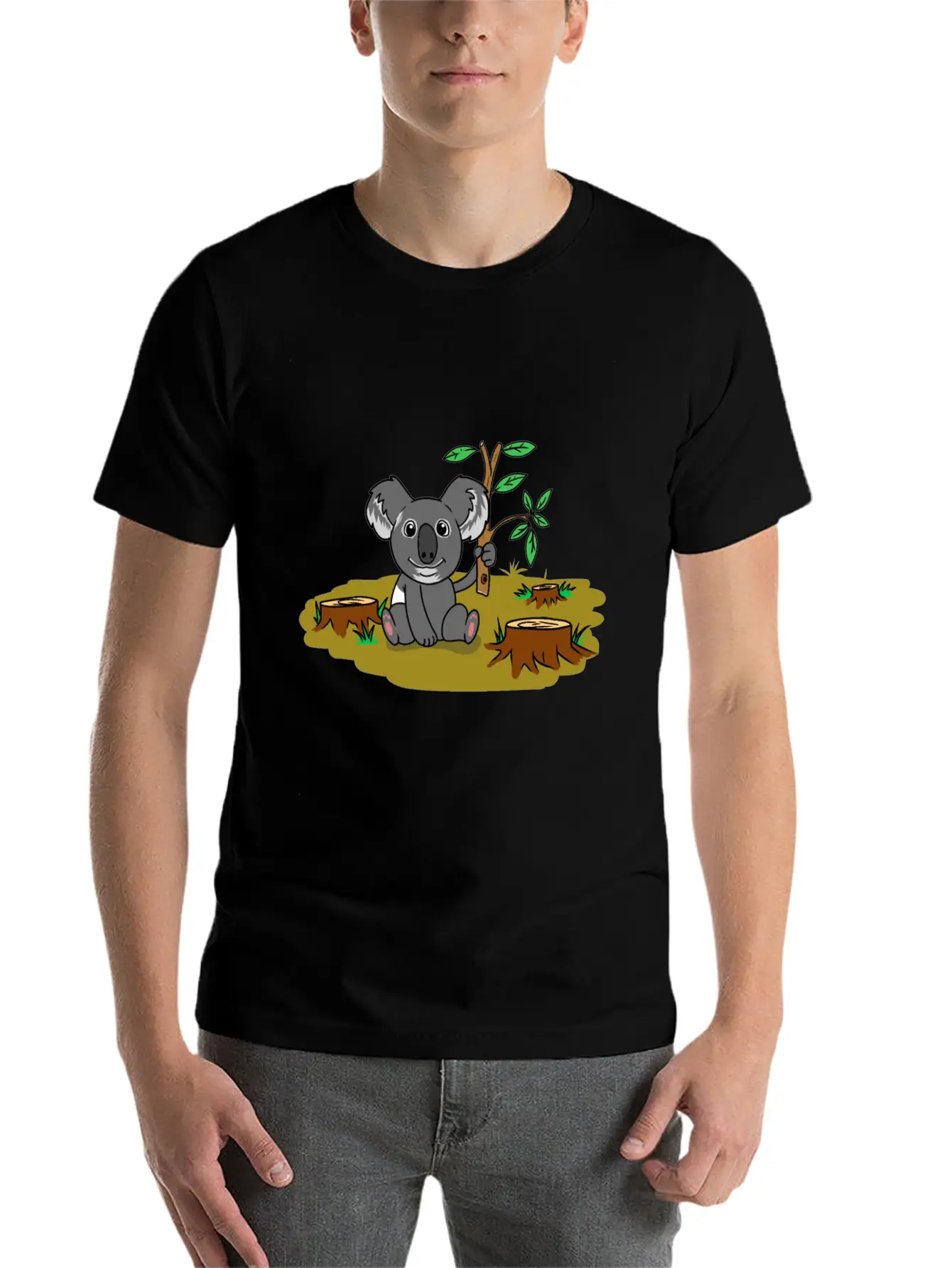 Koala Baer Australia Wildnis Climate Global Relaxed Everyday Tee – Lightweight And Durable Cotton