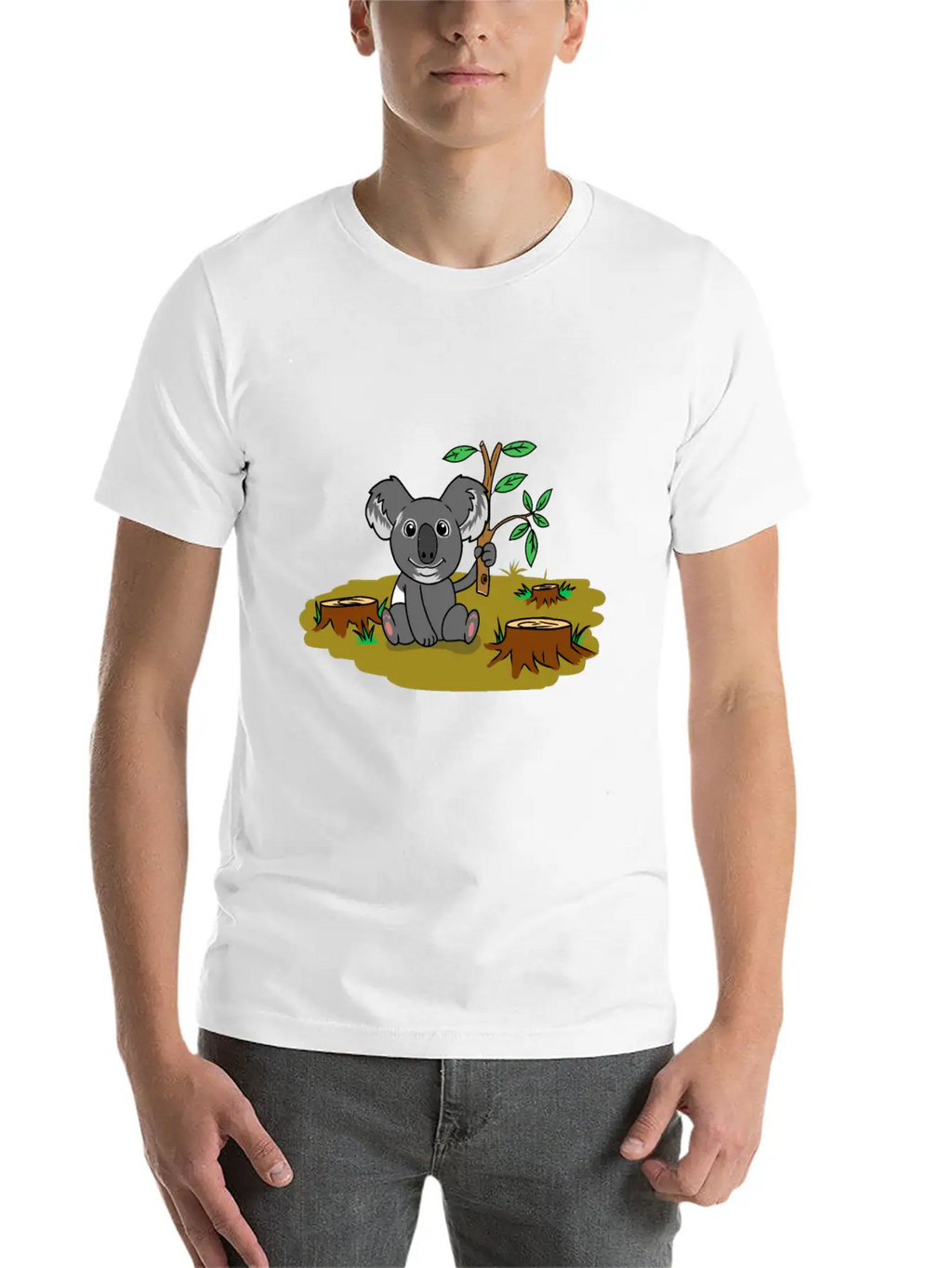 Koala Baer Australia Wildnis Climate Global Relaxed Everyday Tee – Lightweight And Durable Cotton