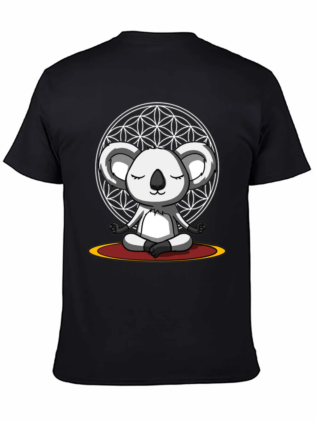 Koala Bear Meditation Relaxed Everyday Tee – Lightweight And Durable Cotton