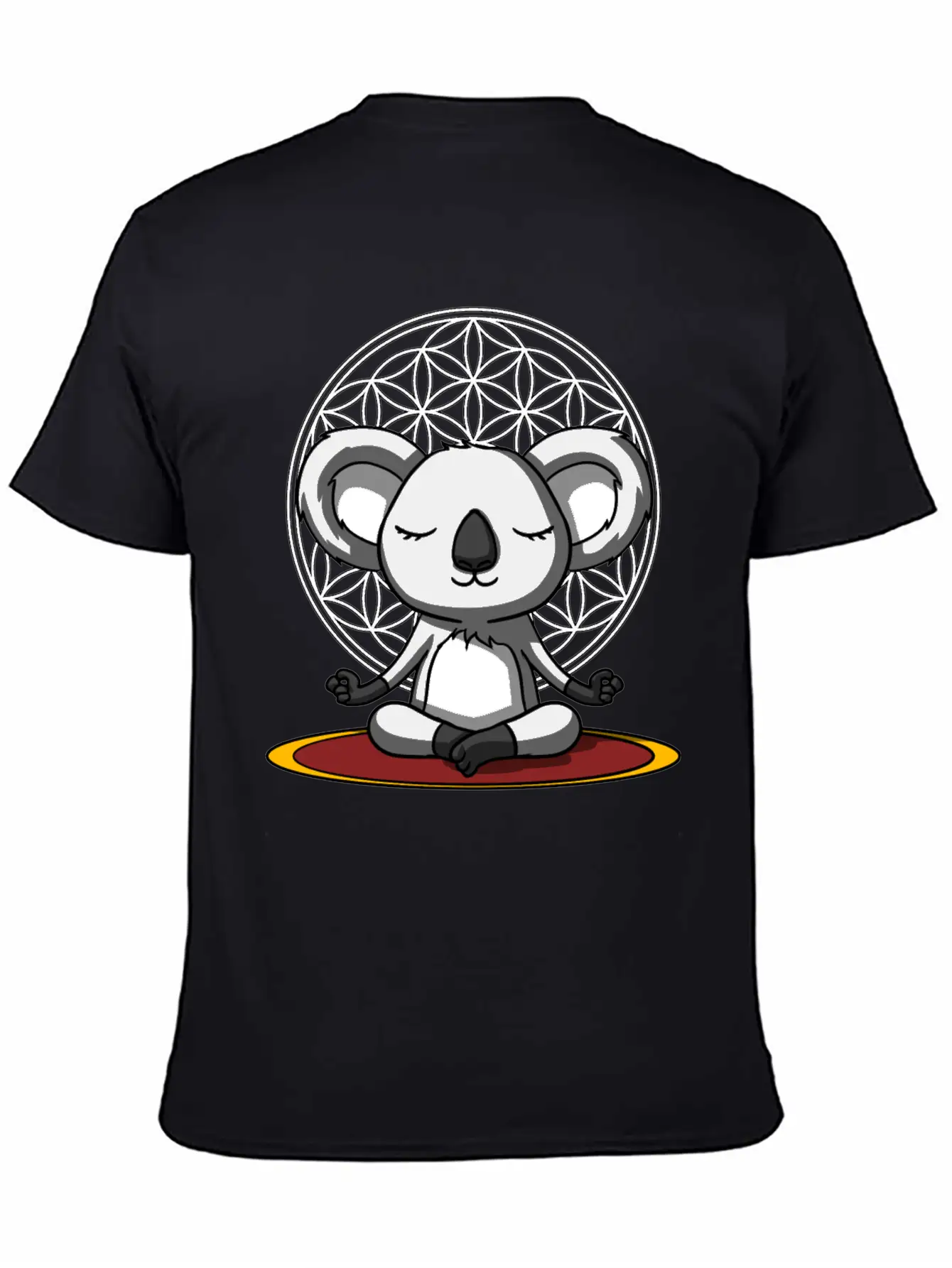 Koala Bear Meditation Relaxed Everyday Tee – Lightweight And Durable Cotton