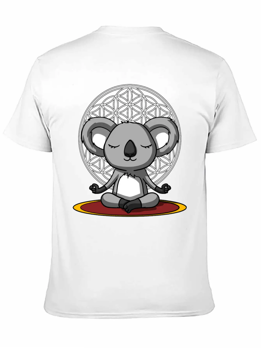 Koala Bear Meditation Relaxed Everyday Tee – Lightweight And Durable Cotton