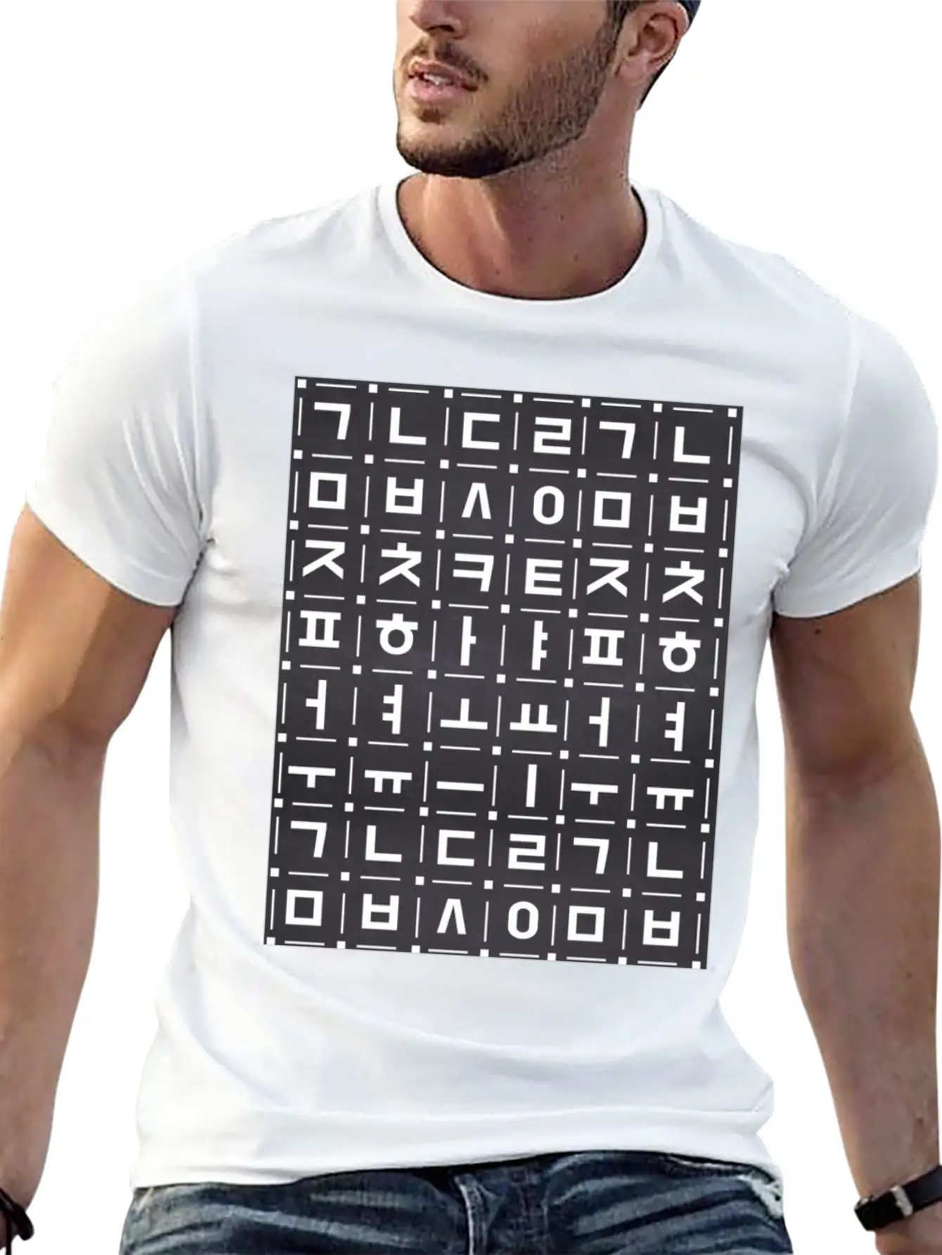 Korean Alphabet, Chalkboard Art, Learn Hangul Souv Timeless Short Sleeve Tee – Comfy And Minimalist Design