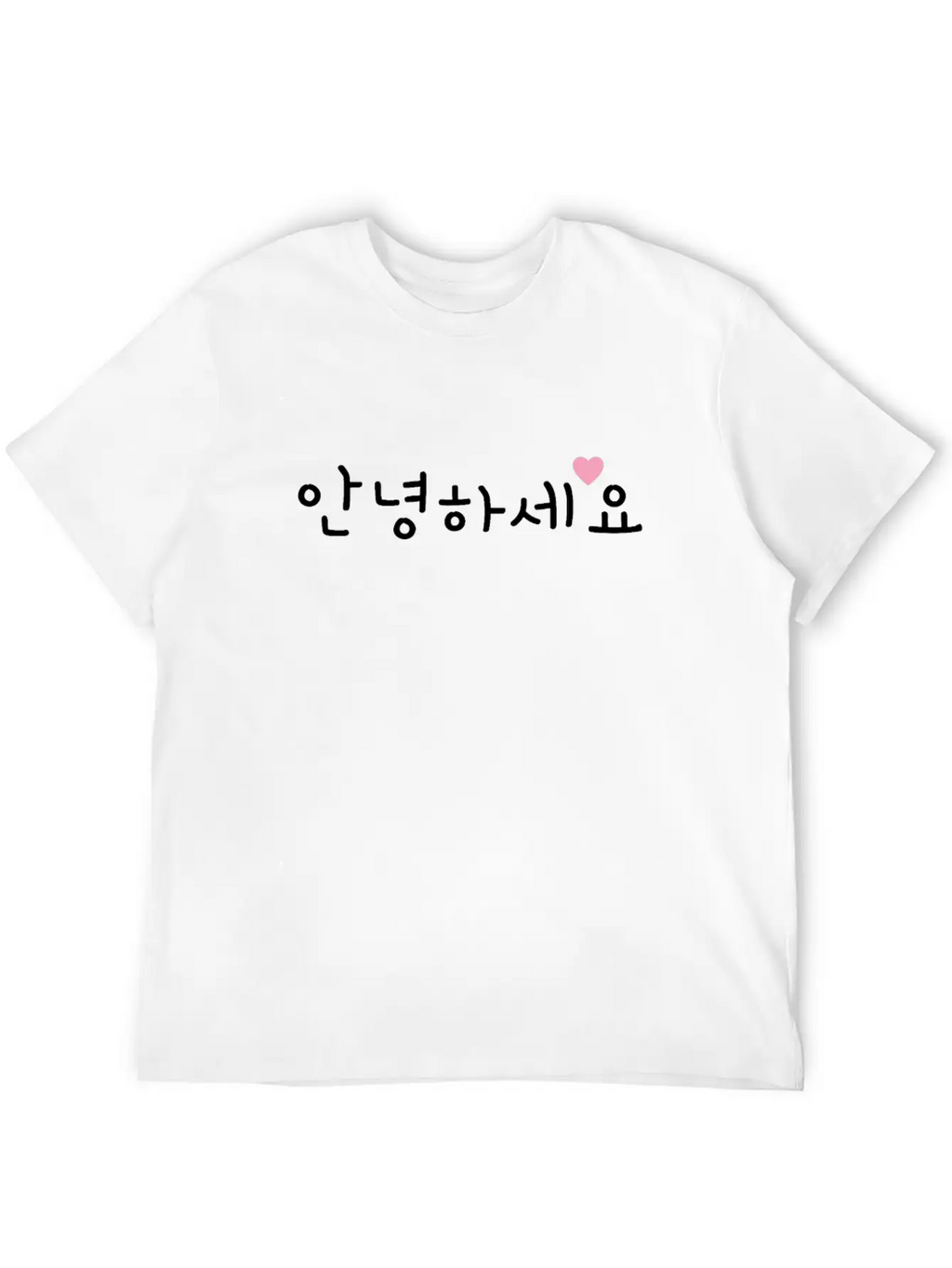 Korean Hello Annyeong-Haseyo For K-Pop Fanatics Stylish Everyday T-Shirt – Unisex Basic Cotton Tee