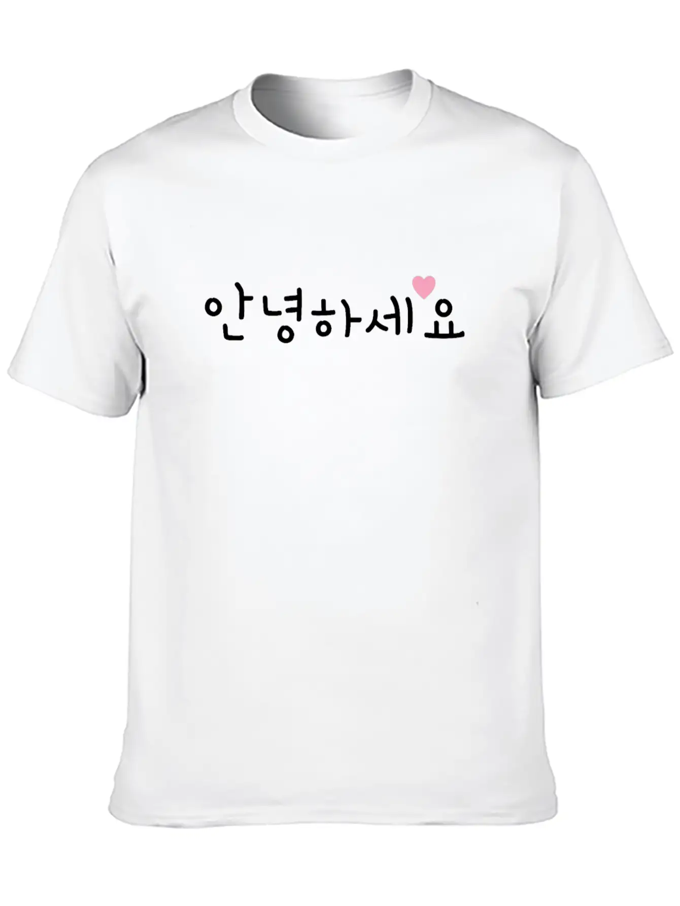 Korean Hello Annyeong-Haseyo For K-Pop Fanatics Stylish Everyday T-Shirt – Unisex Basic Cotton Tee