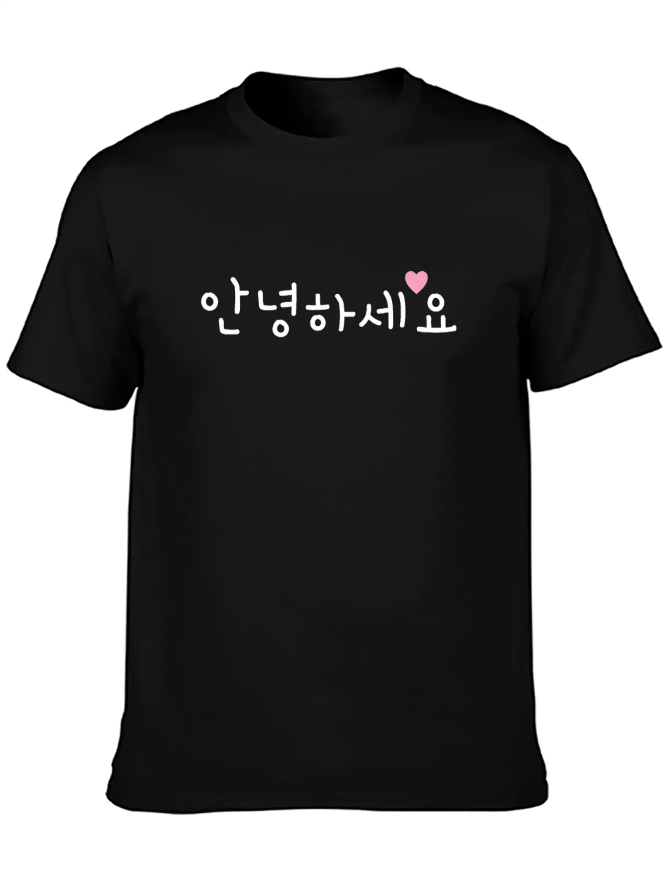 Korean Hello Annyeong-Haseyo For K-Pop Fanatics Stylish Everyday T-Shirt – Unisex Basic Cotton Tee