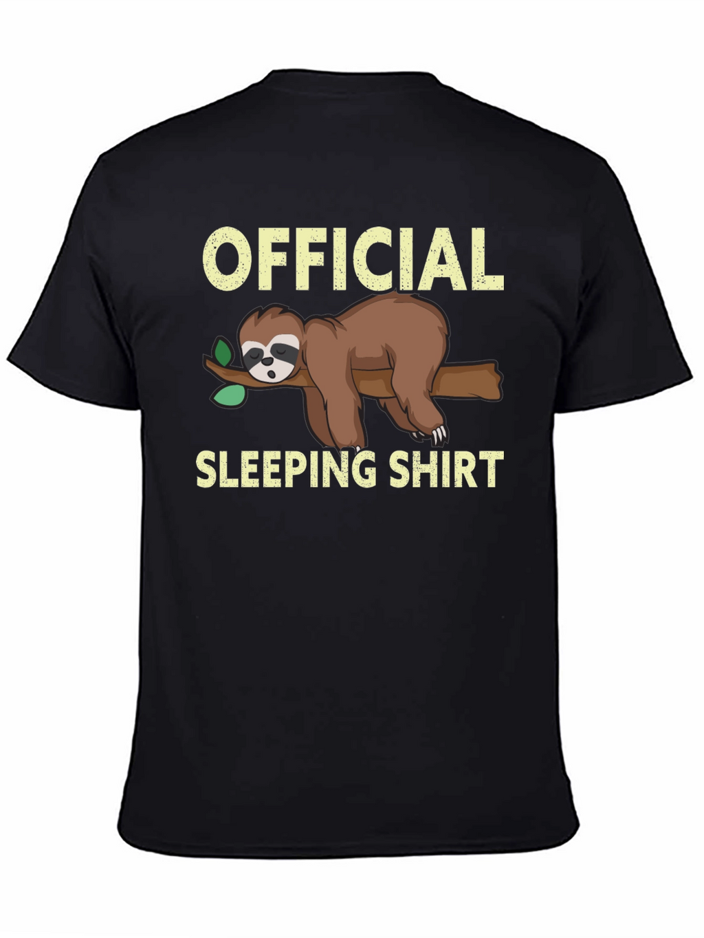 Official Sloth Sleeping Shirt - Funny Cartoon Tee