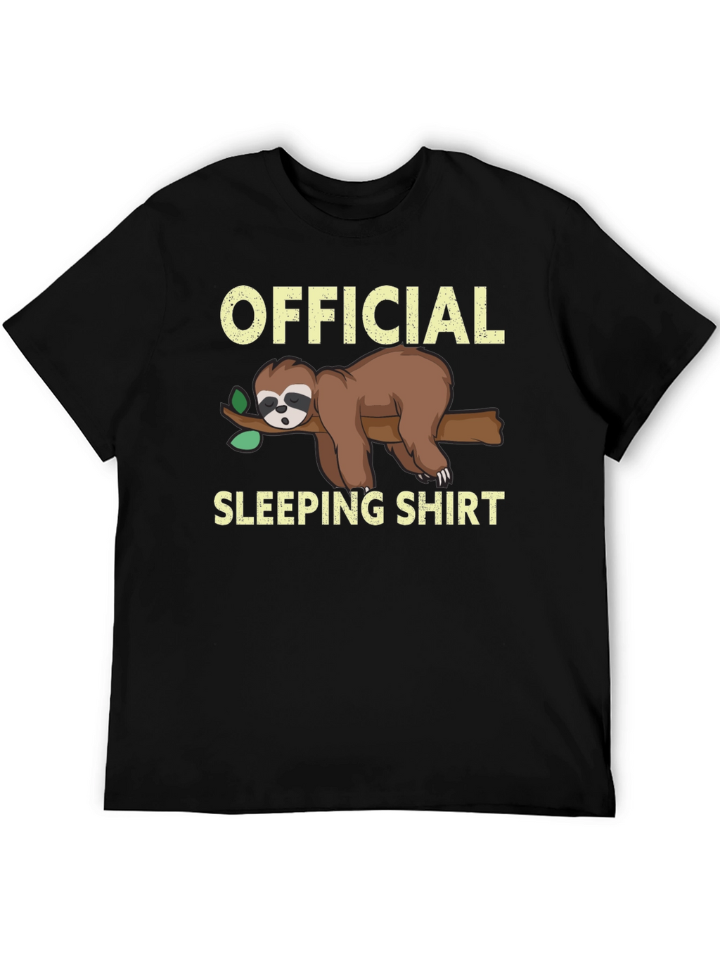 Official Sloth Sleeping Shirt - Funny Cartoon Tee