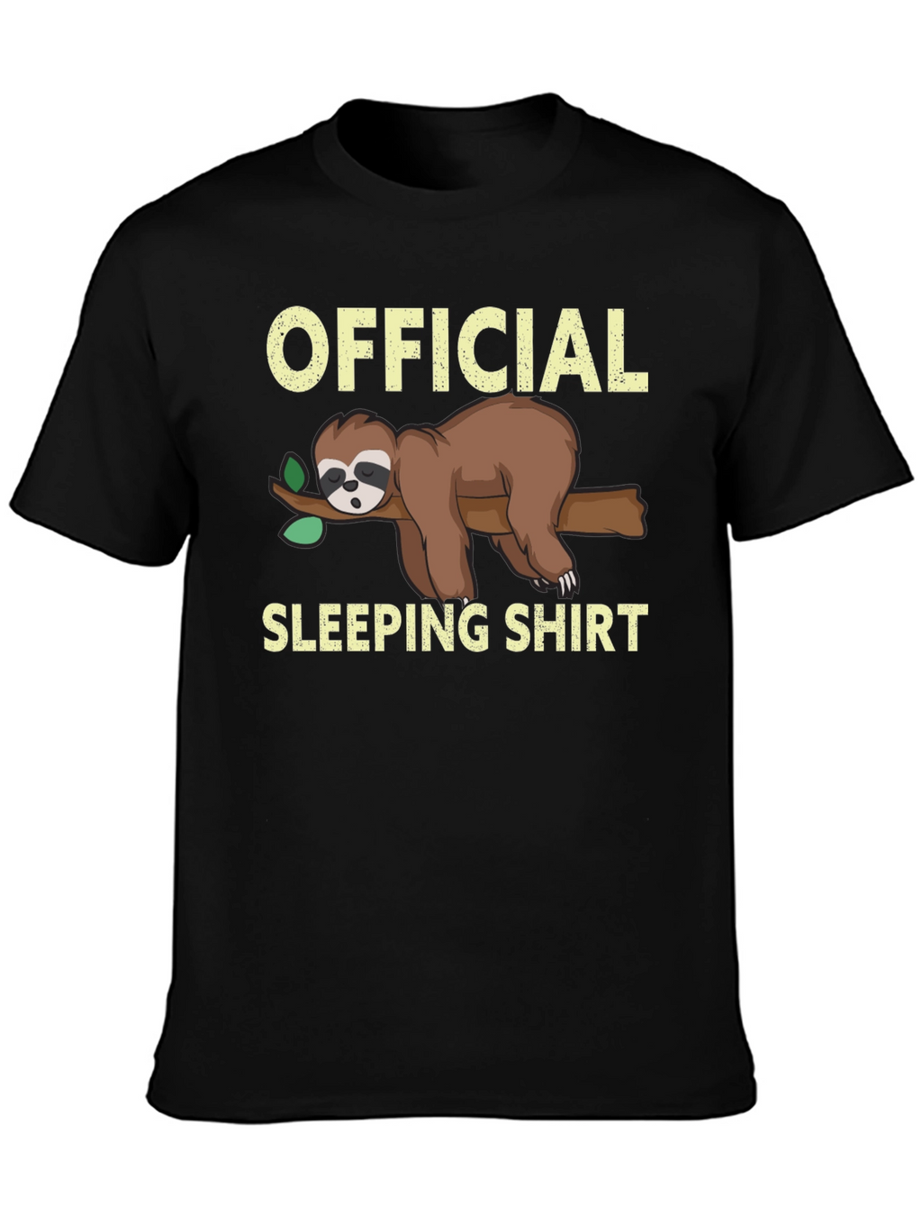 Official Sloth Sleeping Shirt - Funny Cartoon Tee